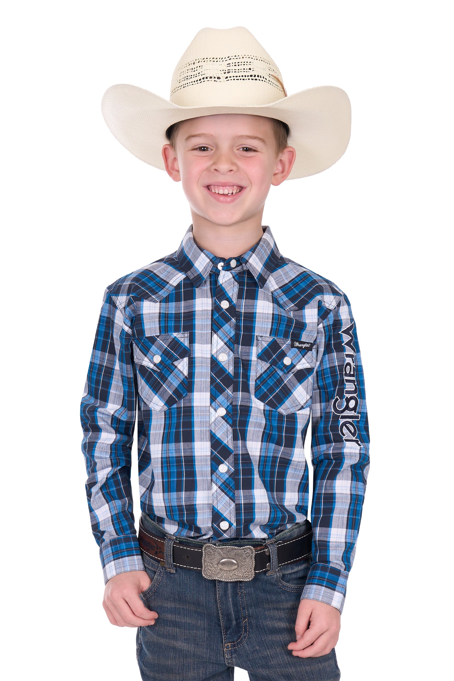 BOYS TONY LOGO LS SHIRT