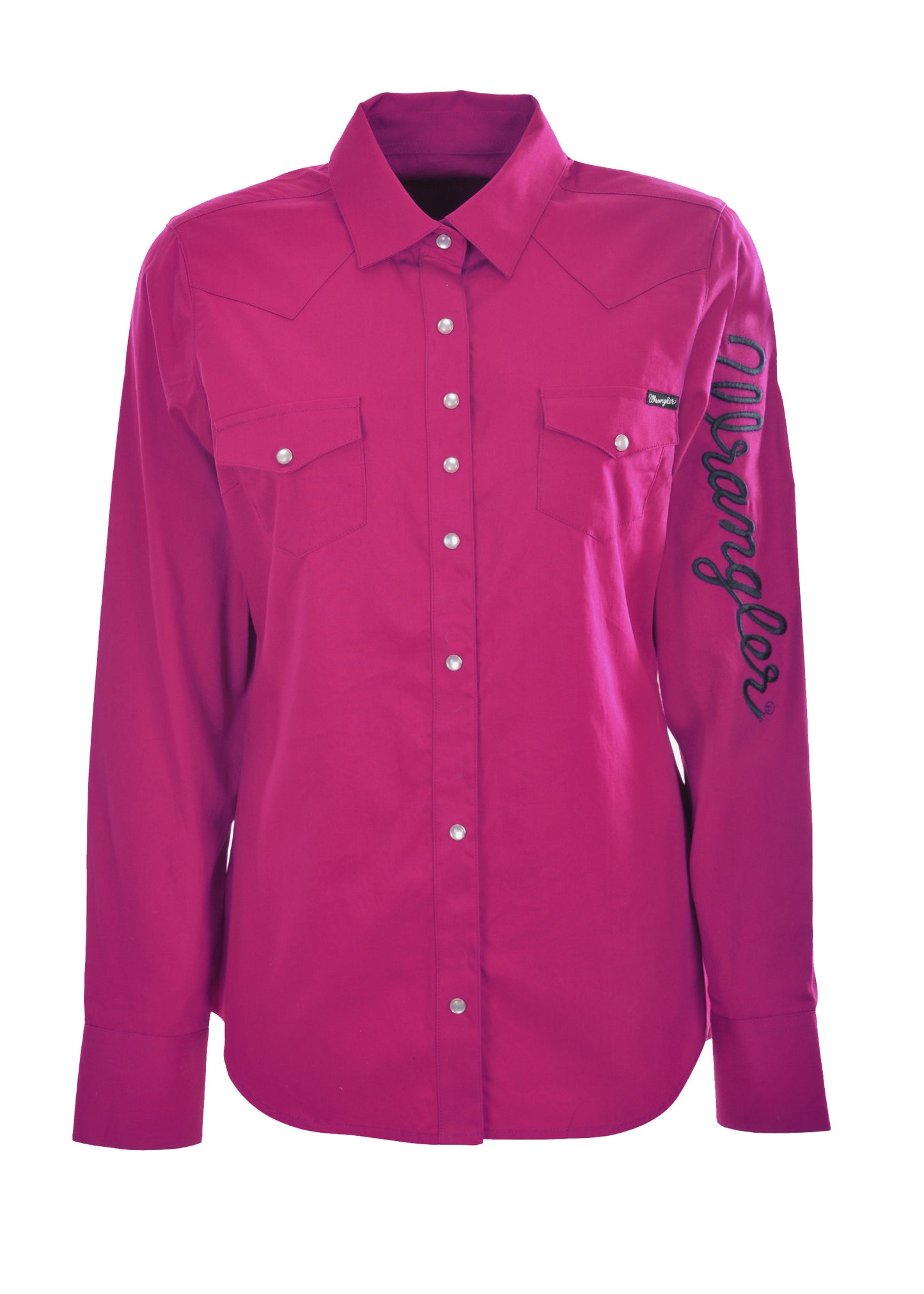 WMNS LOGO LS DRILL SHIRT