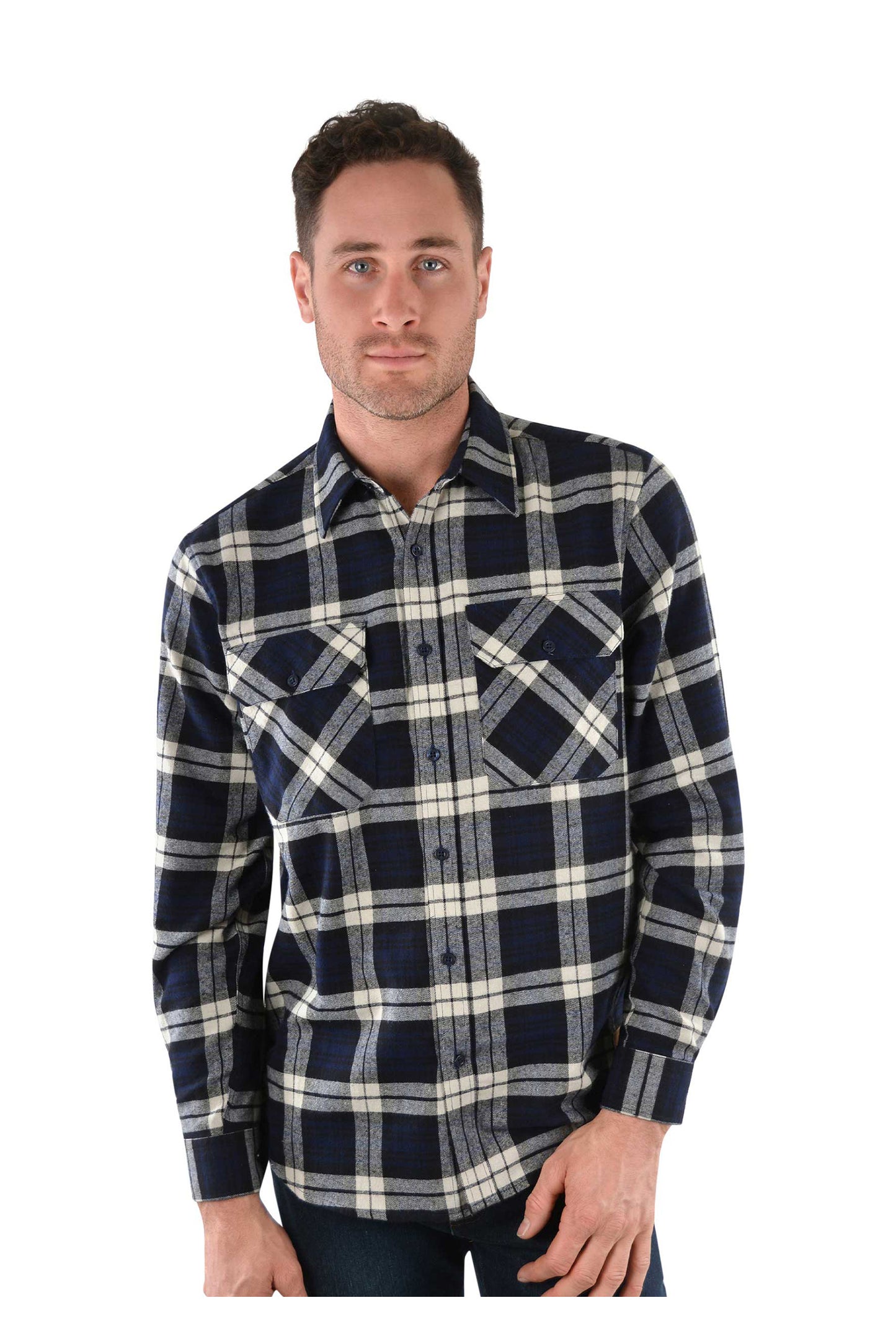 OVERLAND THM CHK 2PKT LS SHIRT