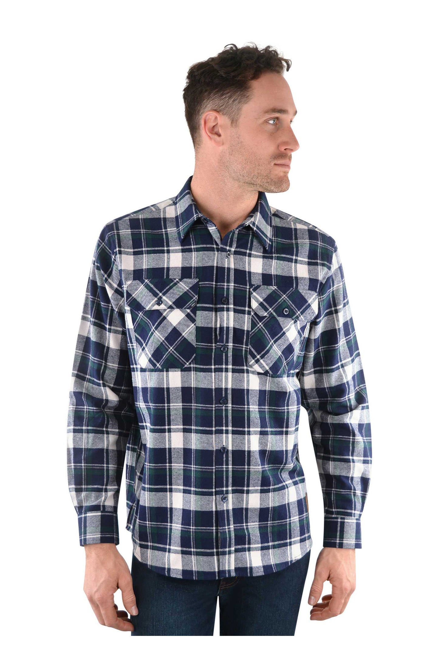 RENMARK THRM CHK 2PKT LS SHIRT