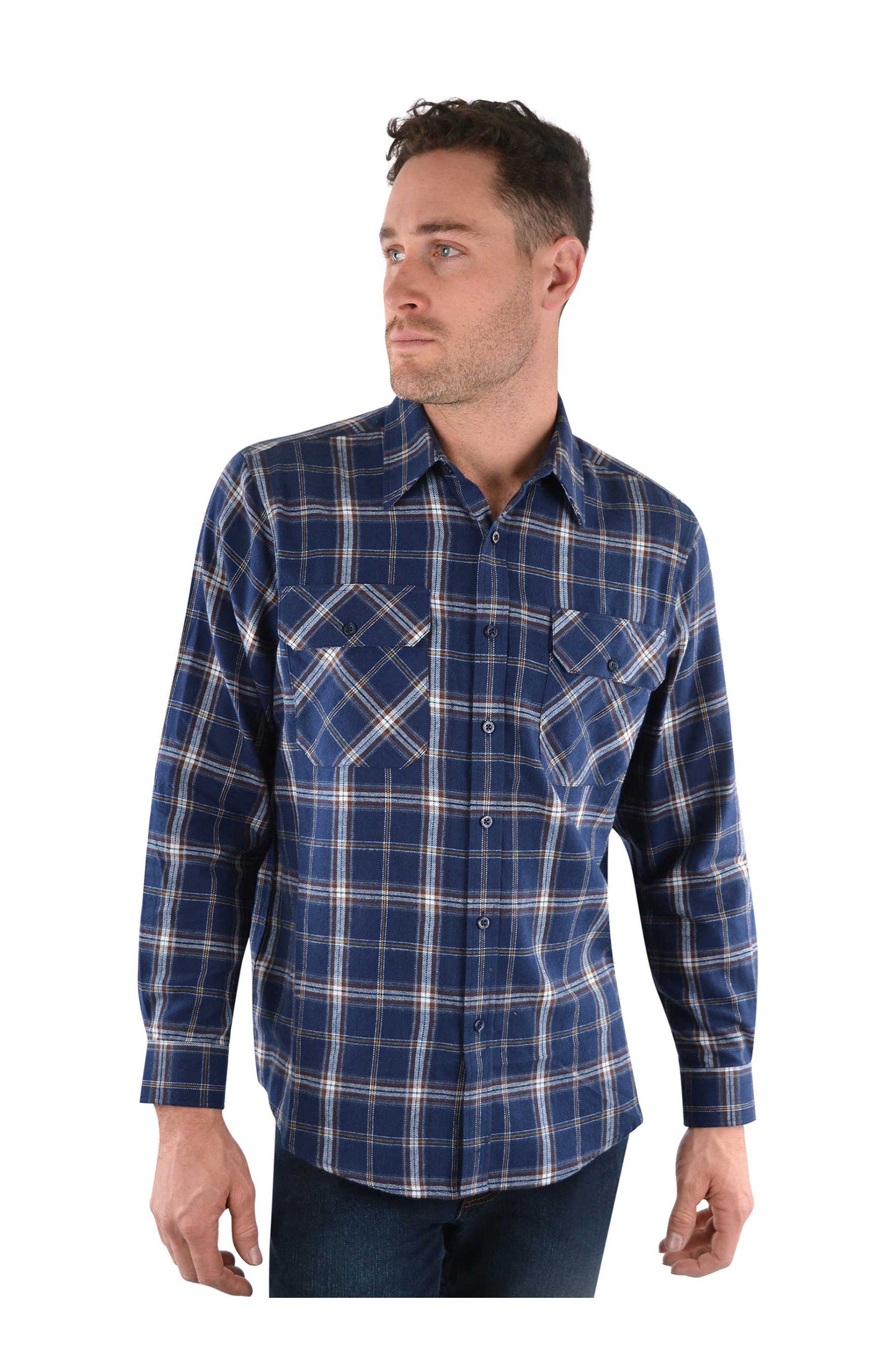 BLYTH THERM CHK 2-PKT LS SHIRT