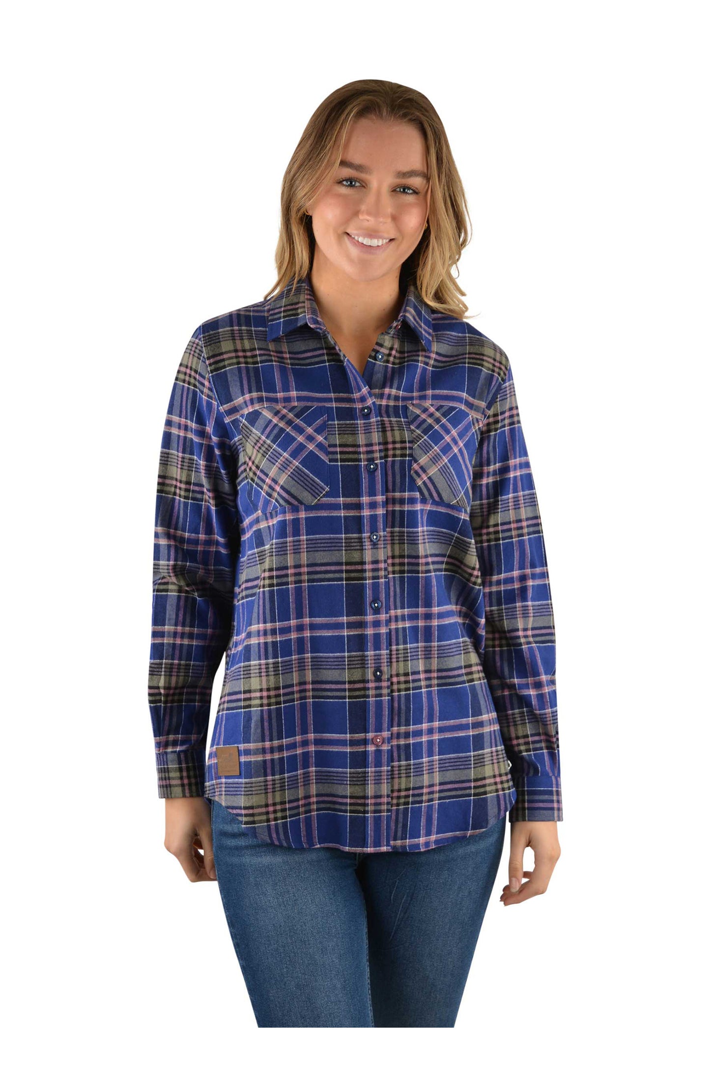 DUNKELD 2PKT L/S FLANNEL SHIRT