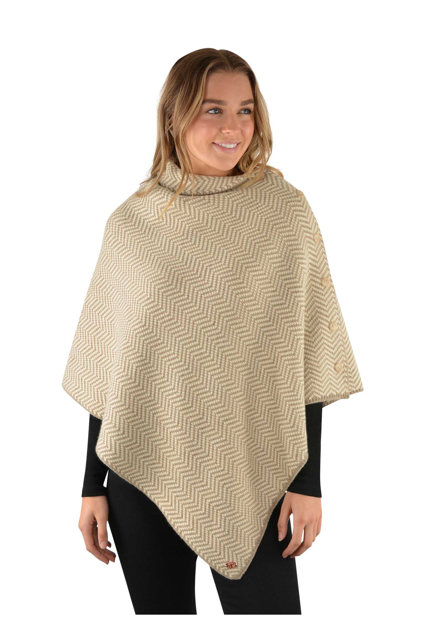 CHEVRON KNIT WRAP