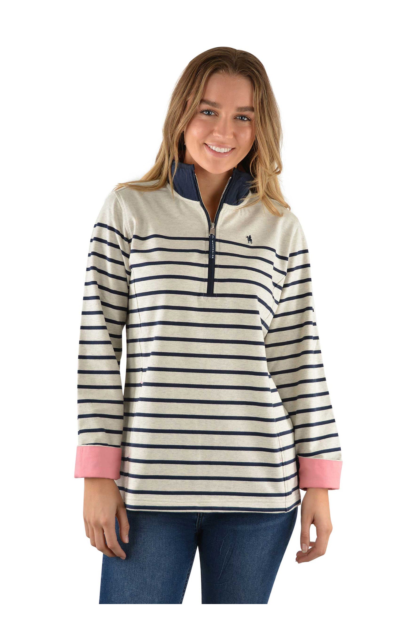 MARLOW QTR ZIP RUGBY