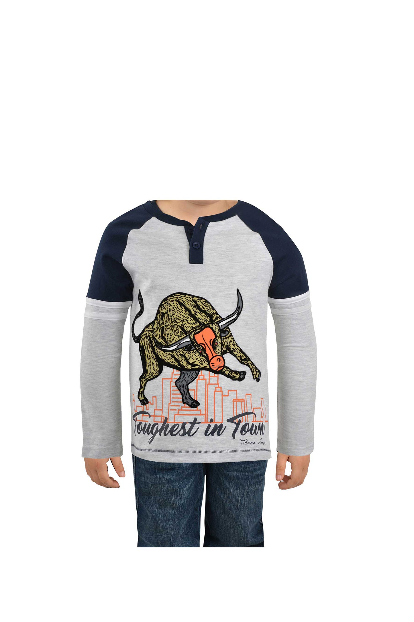 TOUGHEST IN TOWN LS HENLEY TEE