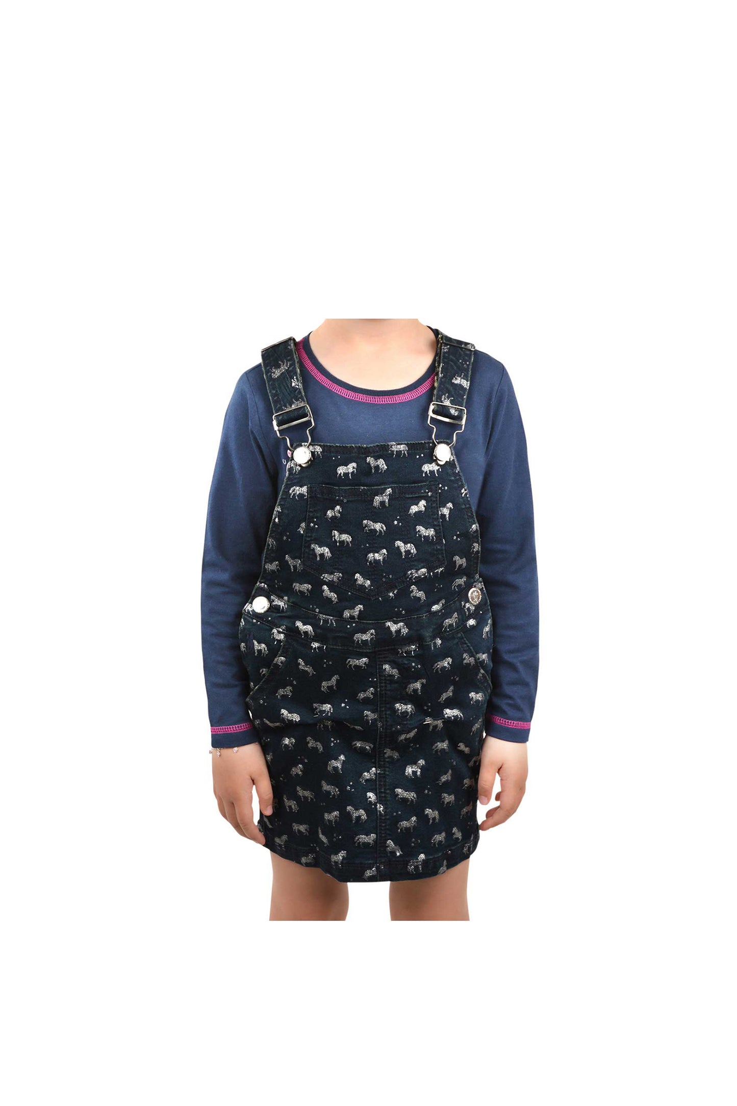 STAR DENIM PINAFORE