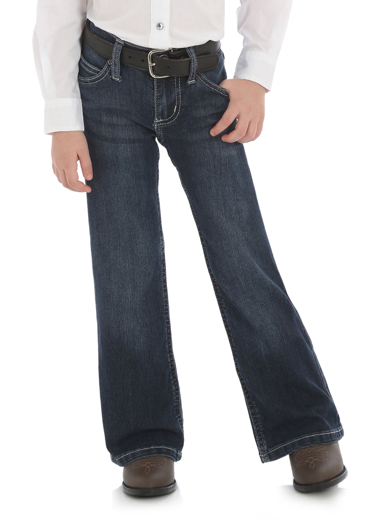 GIRLS RETRO BOOT CUT JEAN