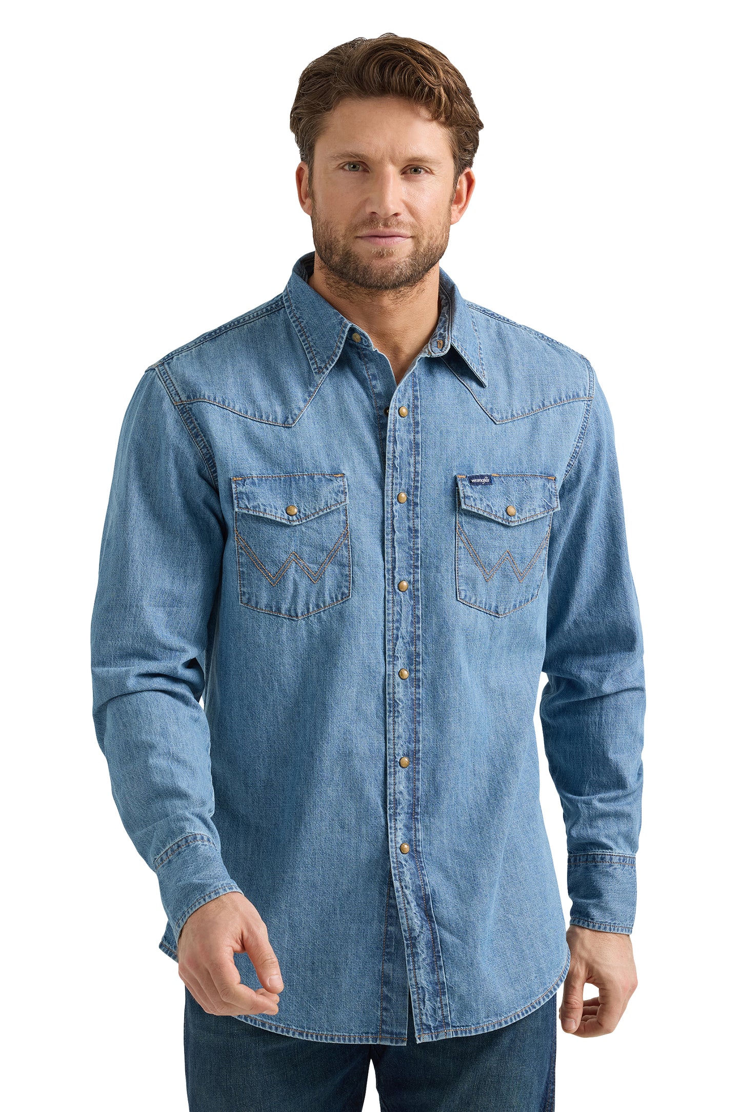 MENS CLASSIC FIT DENIM SHIRT