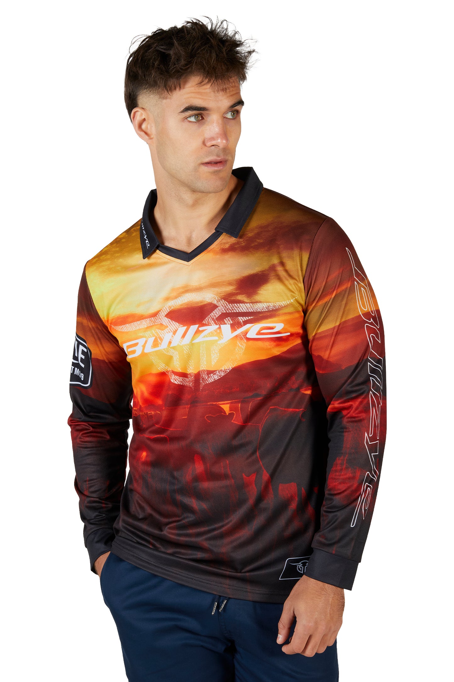 MENS CAM LS TEE