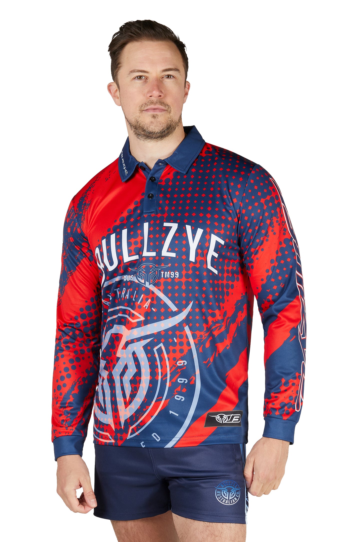 MENS BULLZYE LS TEE