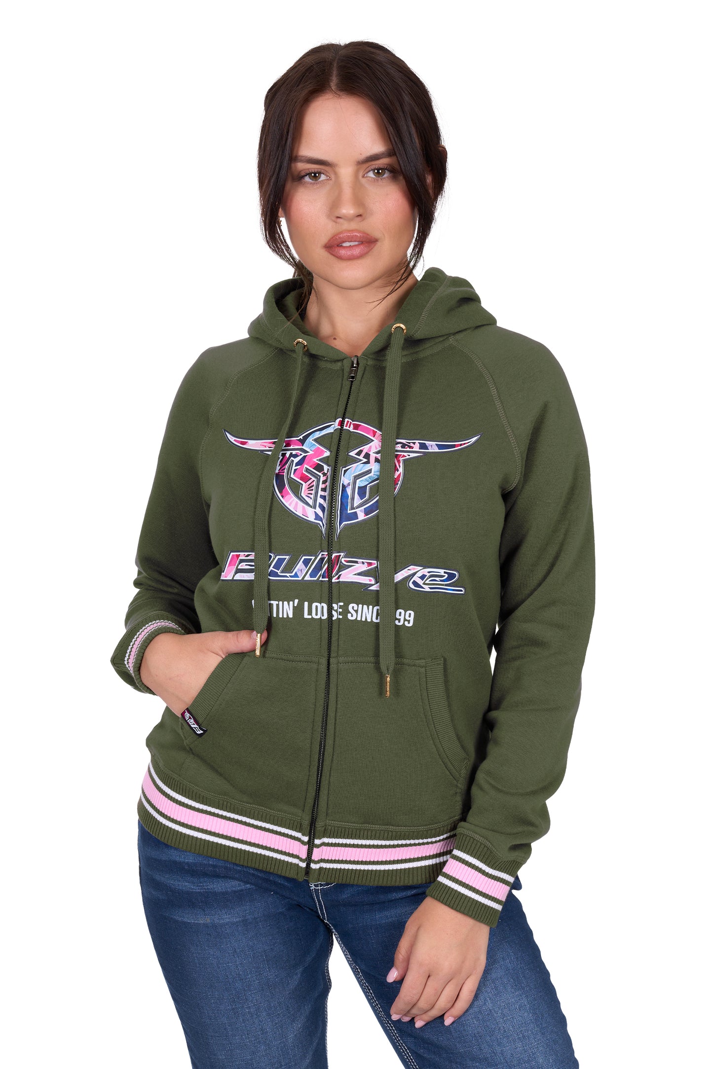 WMNS BROOKS ZIP UP HOODIE