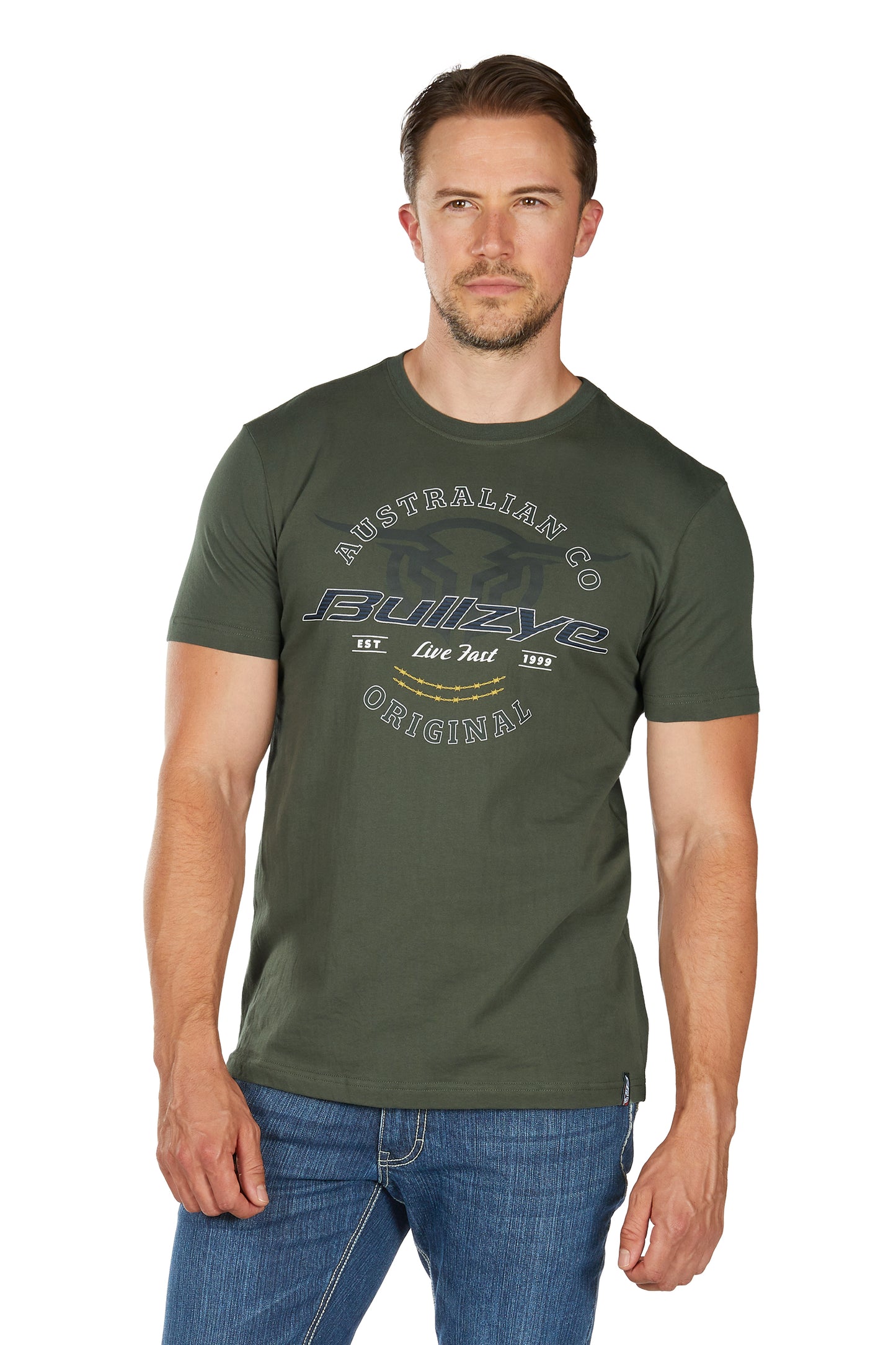 MENS LIVE FAST SS TEE