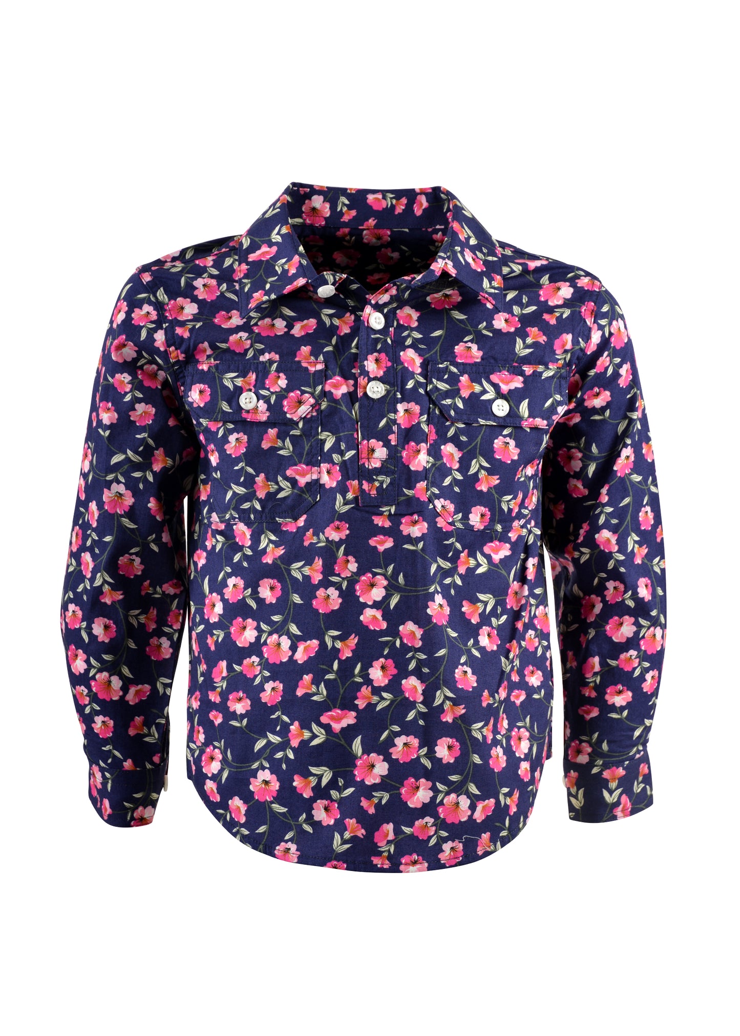 HAYDEN HALF PLKT L/S SHIRT