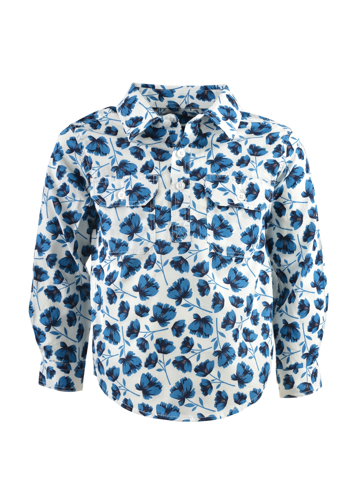 WREN HALF PLKT L/S SHIRT