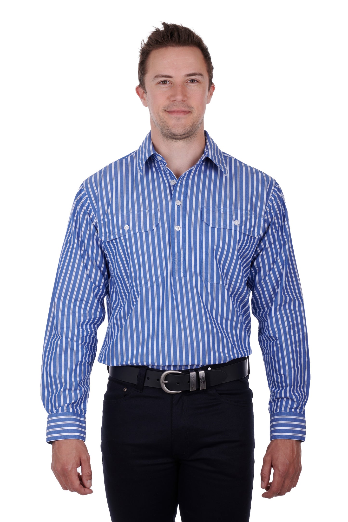 MENS CHARLIE H/PLKT LS SHIRT