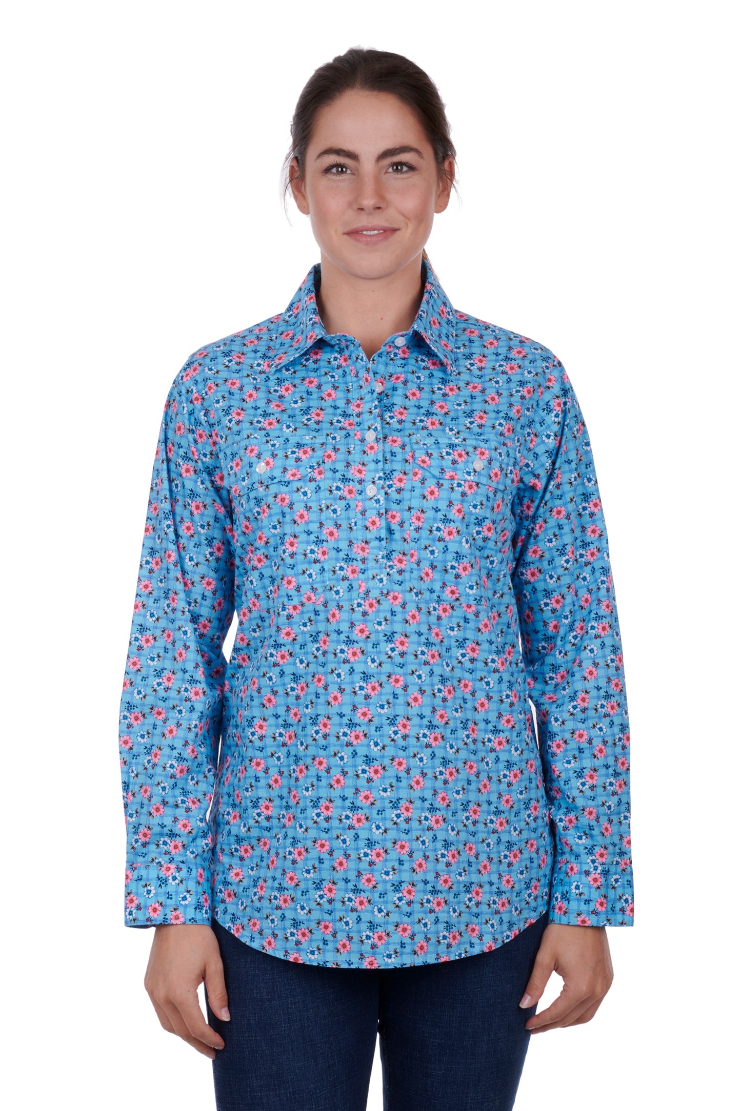 WMNS BECKI H/PLKT LS SHIRT