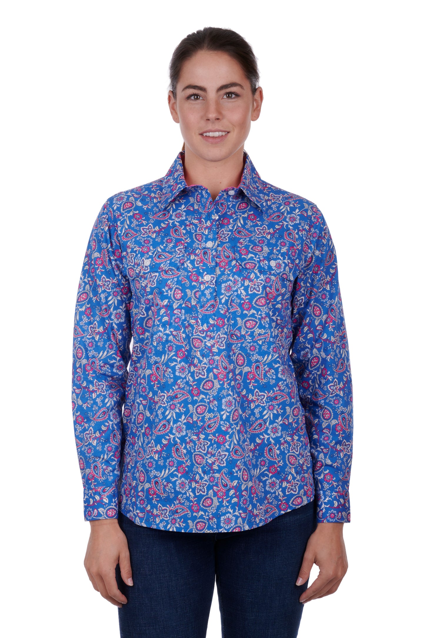 WMNS LUISA H/PLKT LS SHIRT