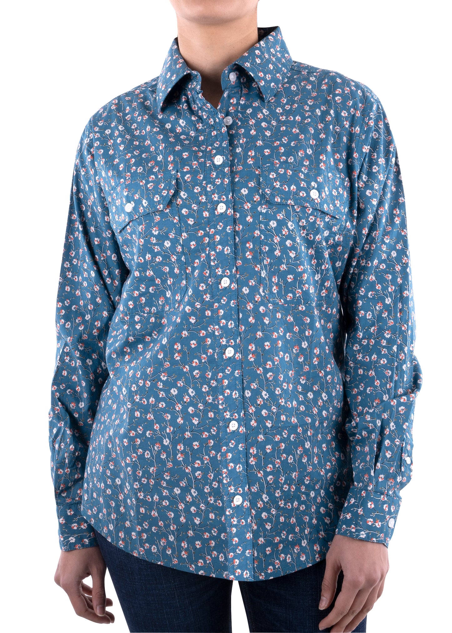 WMNS BETSY F/PLKT LS SHIRT