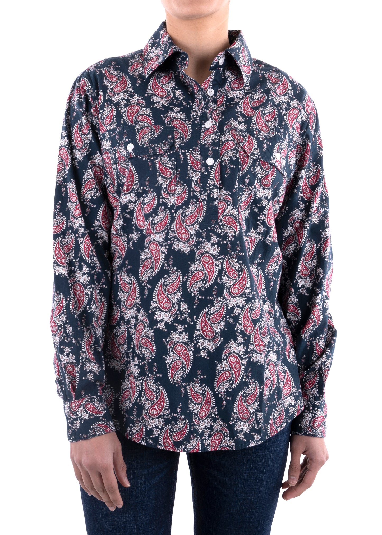 WMNS HAYDEN H/PLKT LS SHIRT