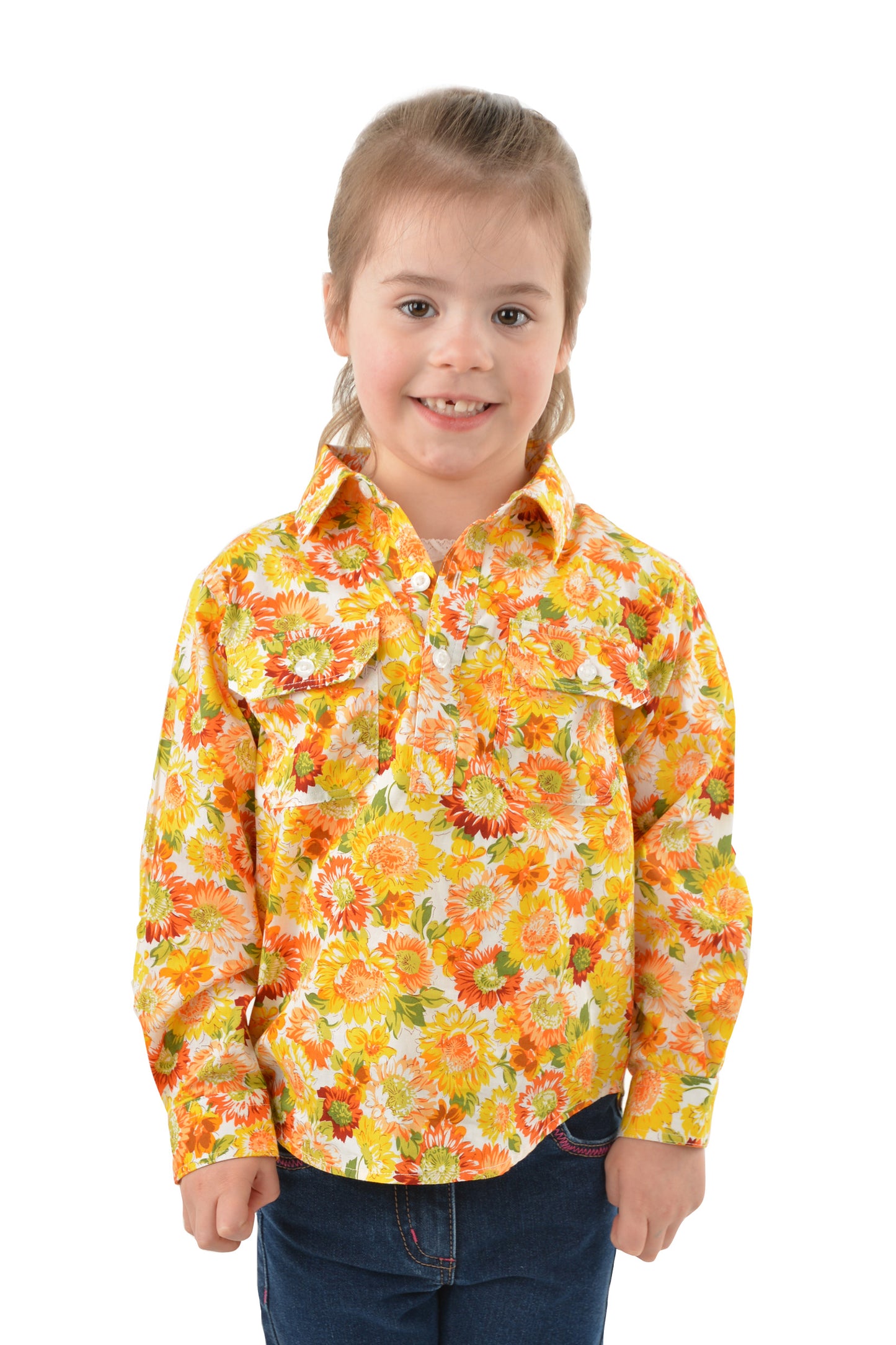 KIDS BARBARA H/PLKT LS SHIRT
