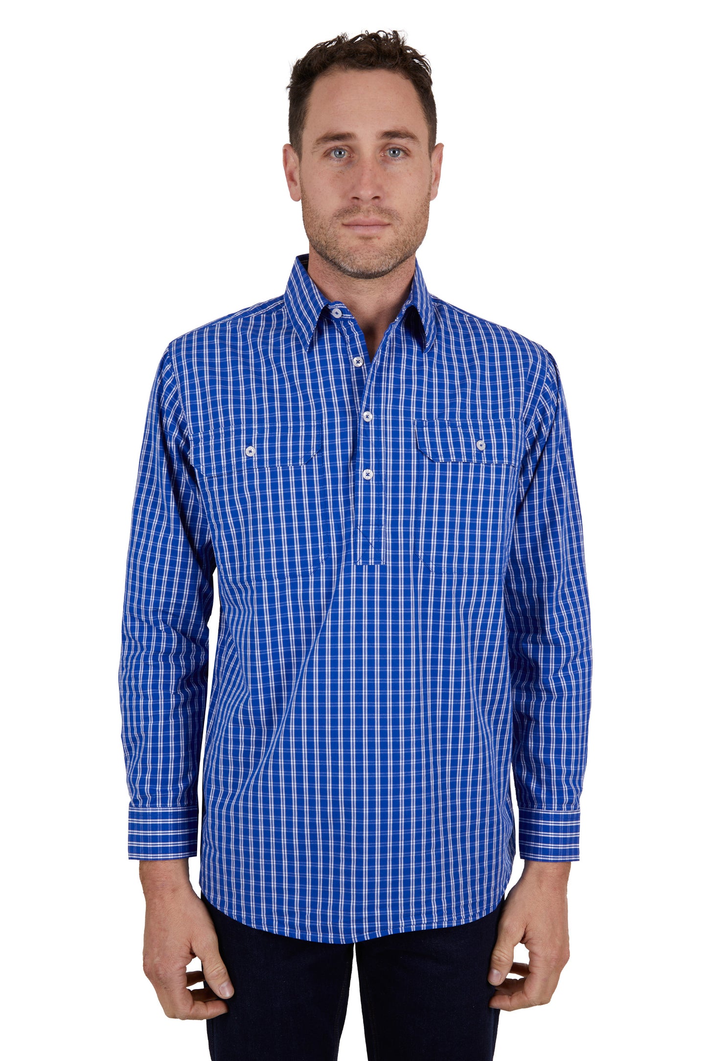 MENS TAD H/PLKT LS SHIRT