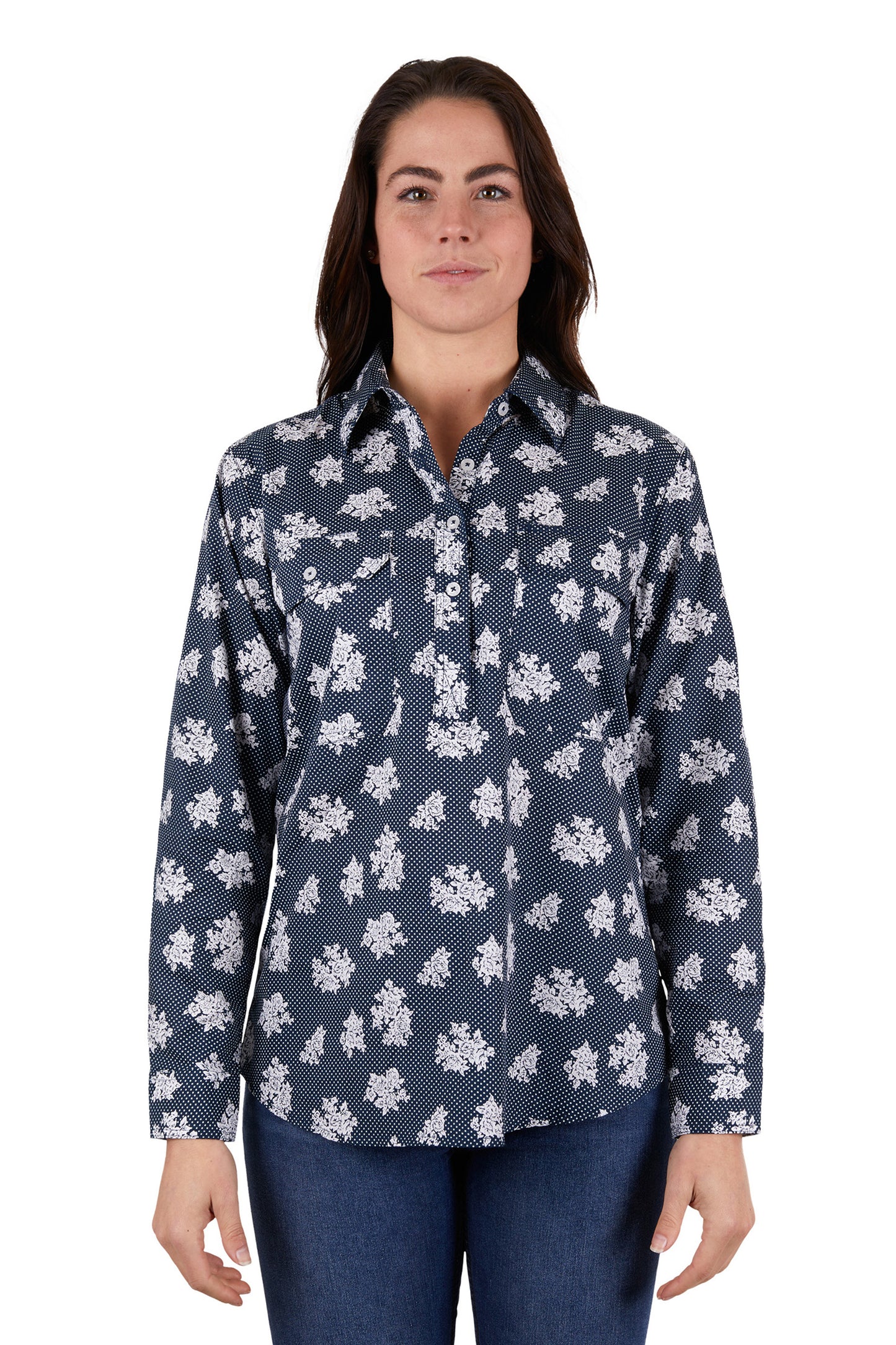 WMNS WILLA H/PLKT LS SHIRT
