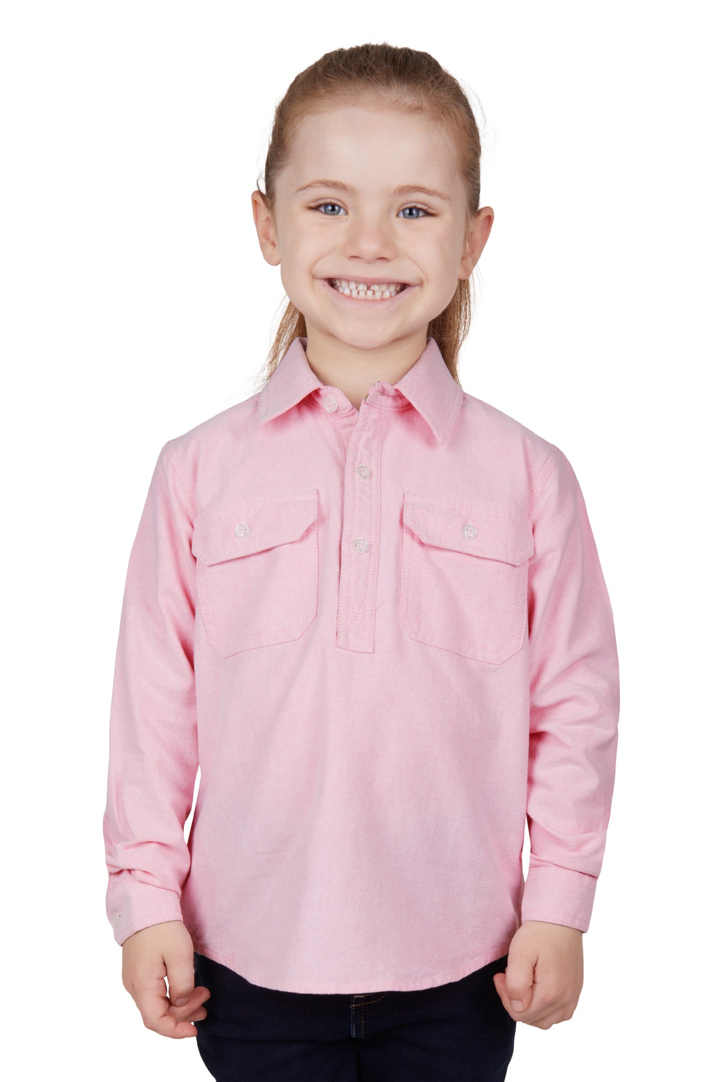 KIDS JAS H/PLKT LS SHIRT