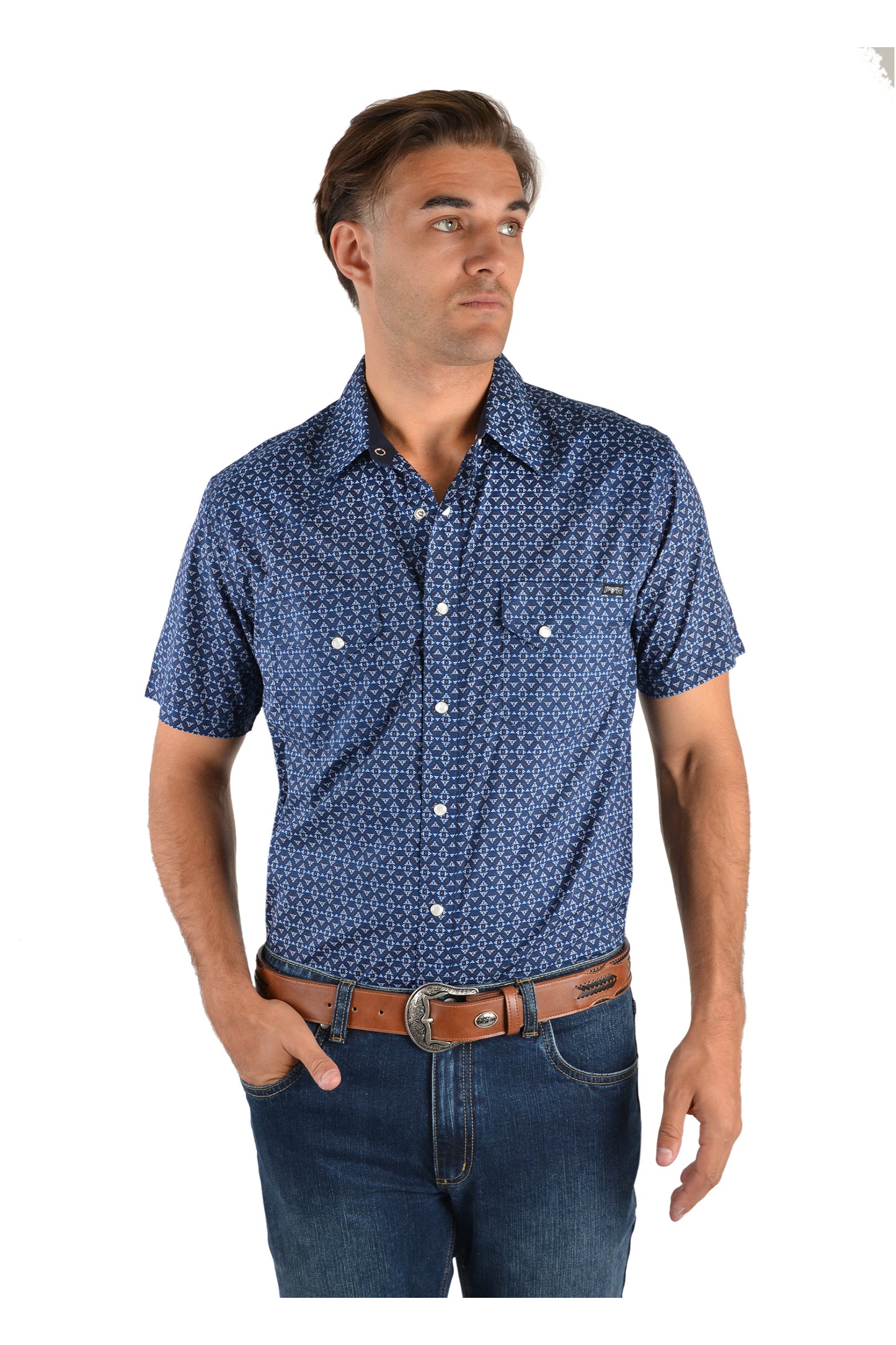 KANE PRINT WESTERN S/S SHIRT