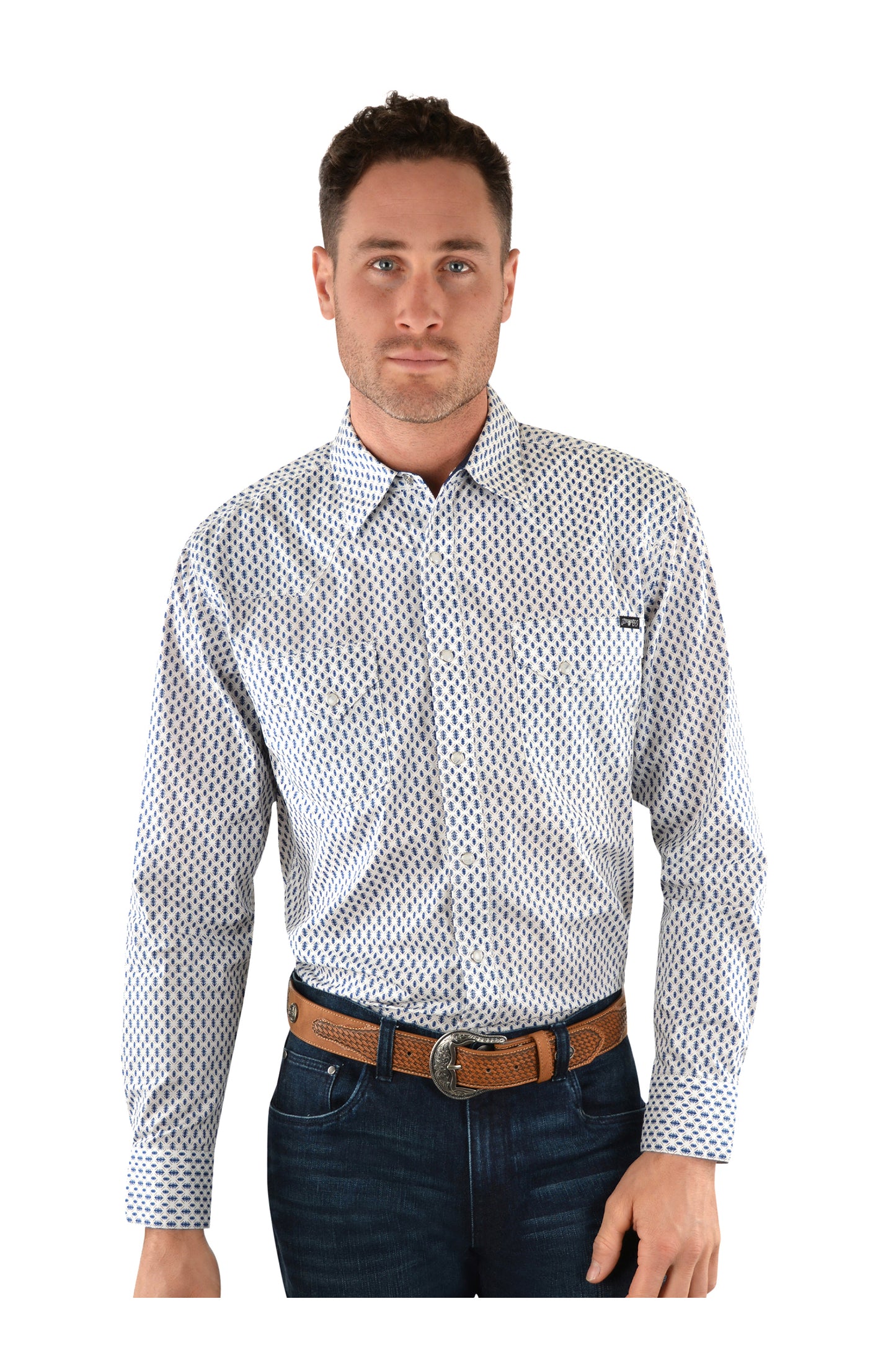 FREEMAN PRINT WESTERN LS SHIRT