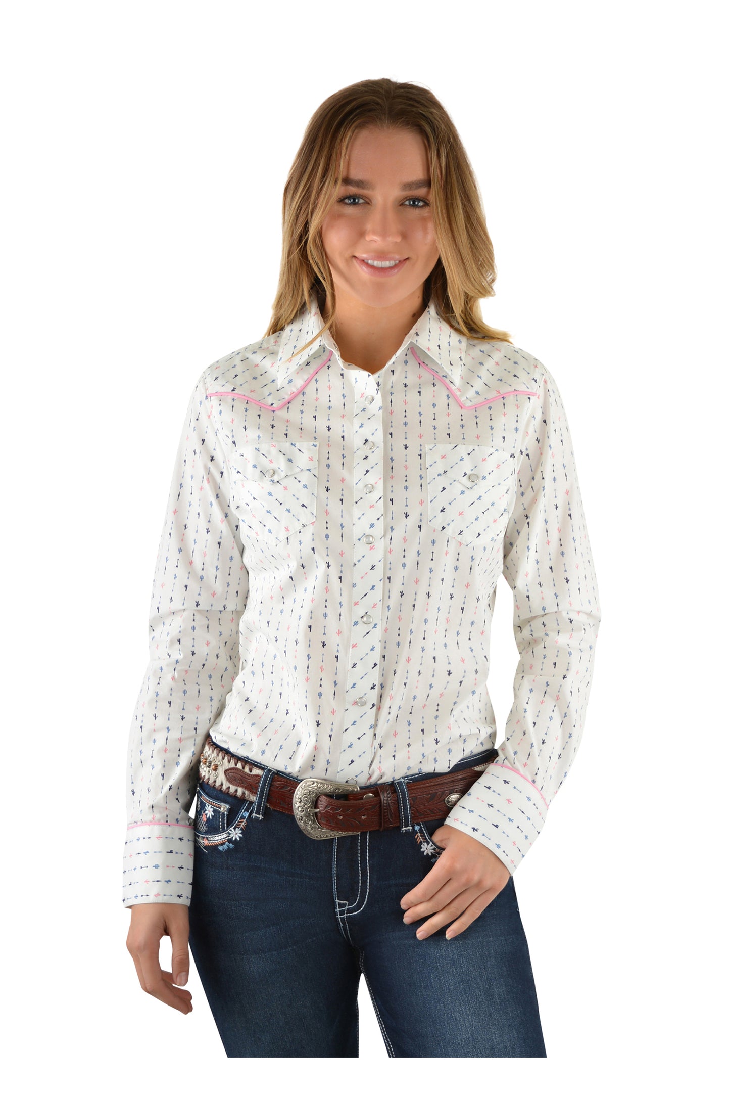 TONI PRINT WESTERN L/S SHIRT