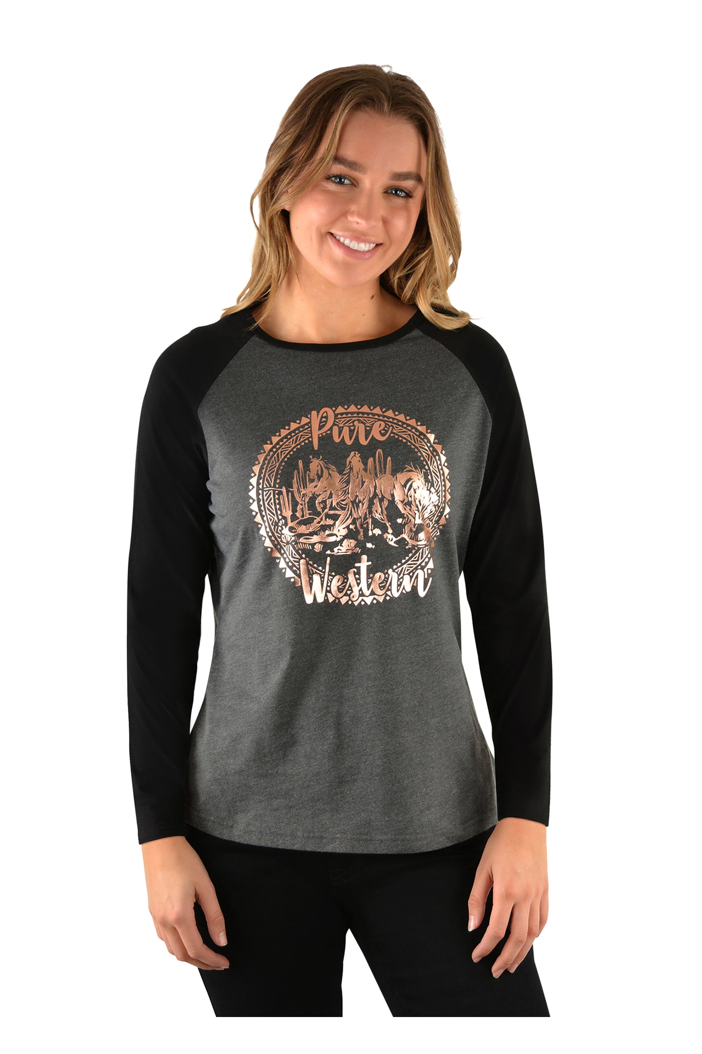RHUMER L/S RAGLAN TEE