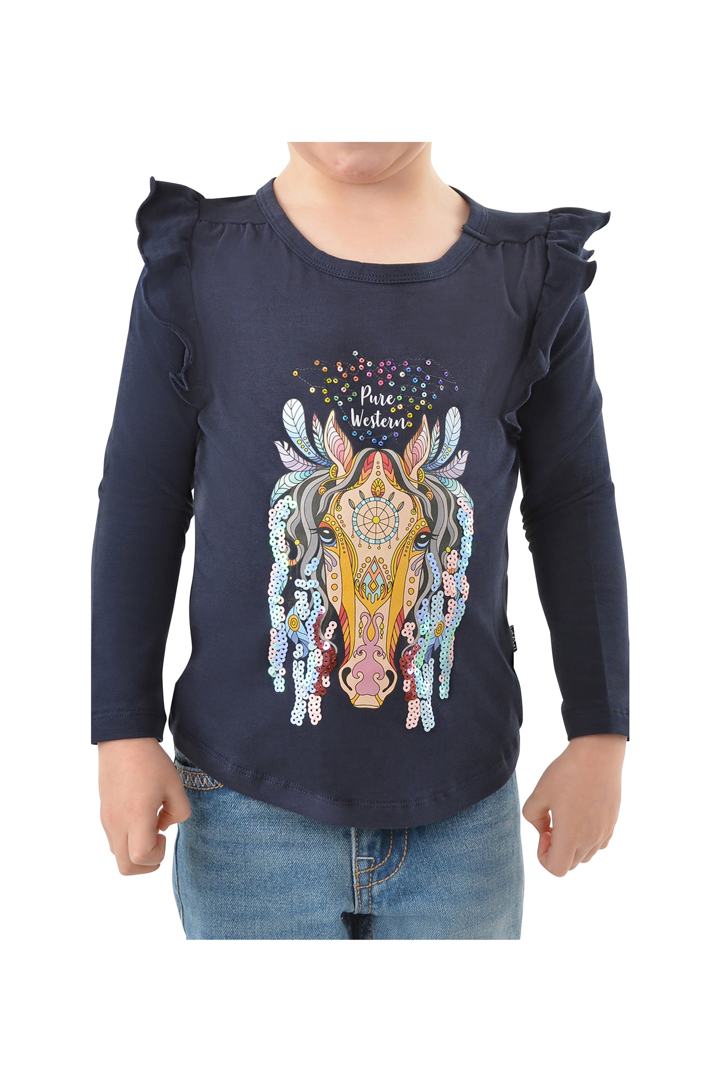 GIRLS JANE LS TEE