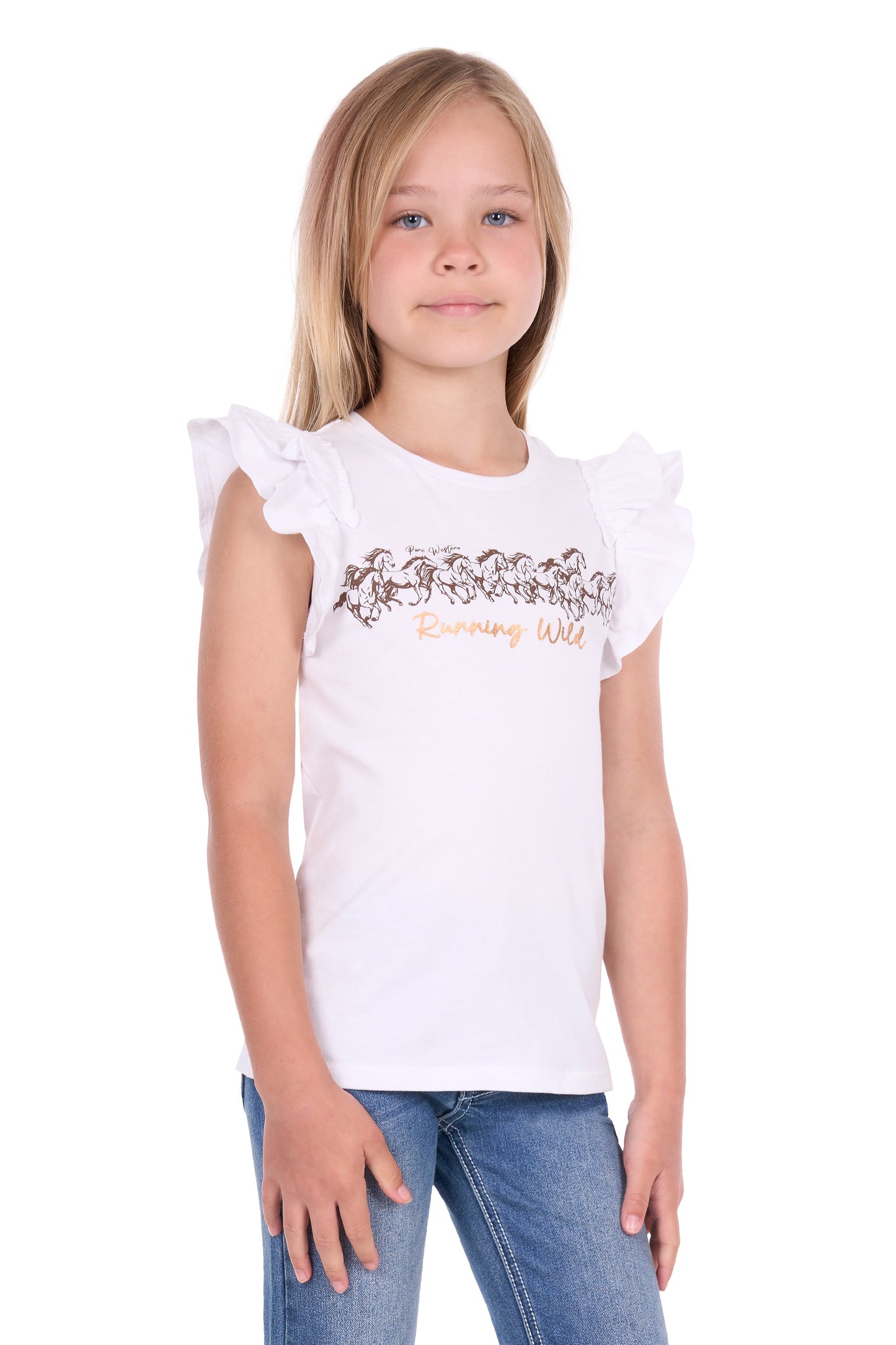 GIRLS HARPER SS TEE