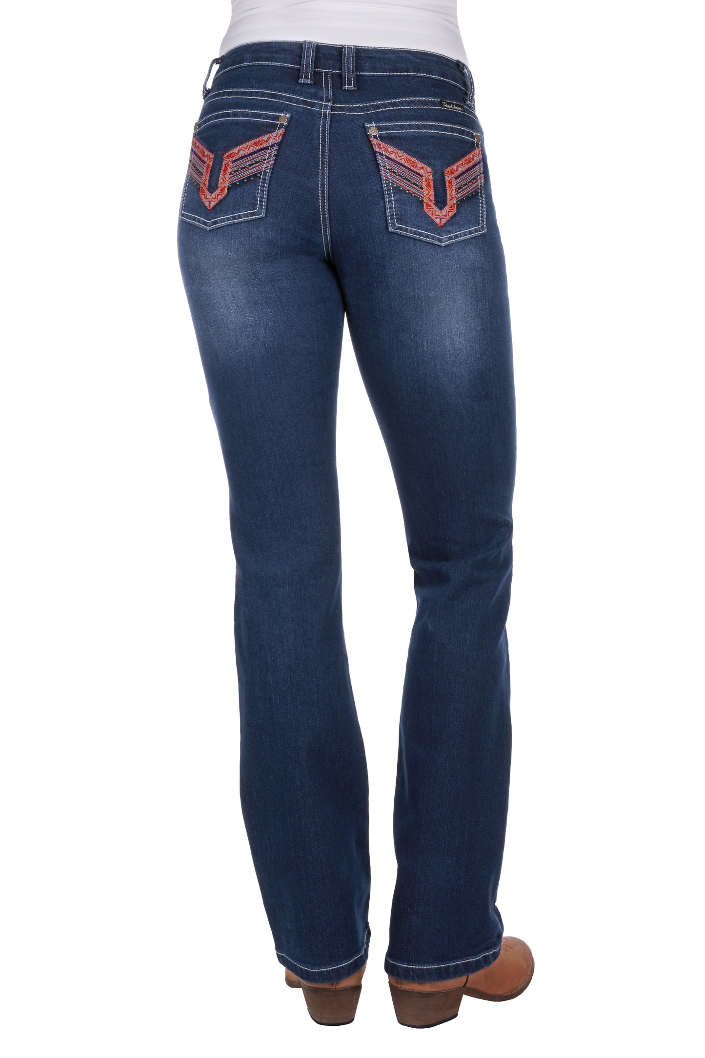 WMNS AZTEC BOOT CUT JEAN