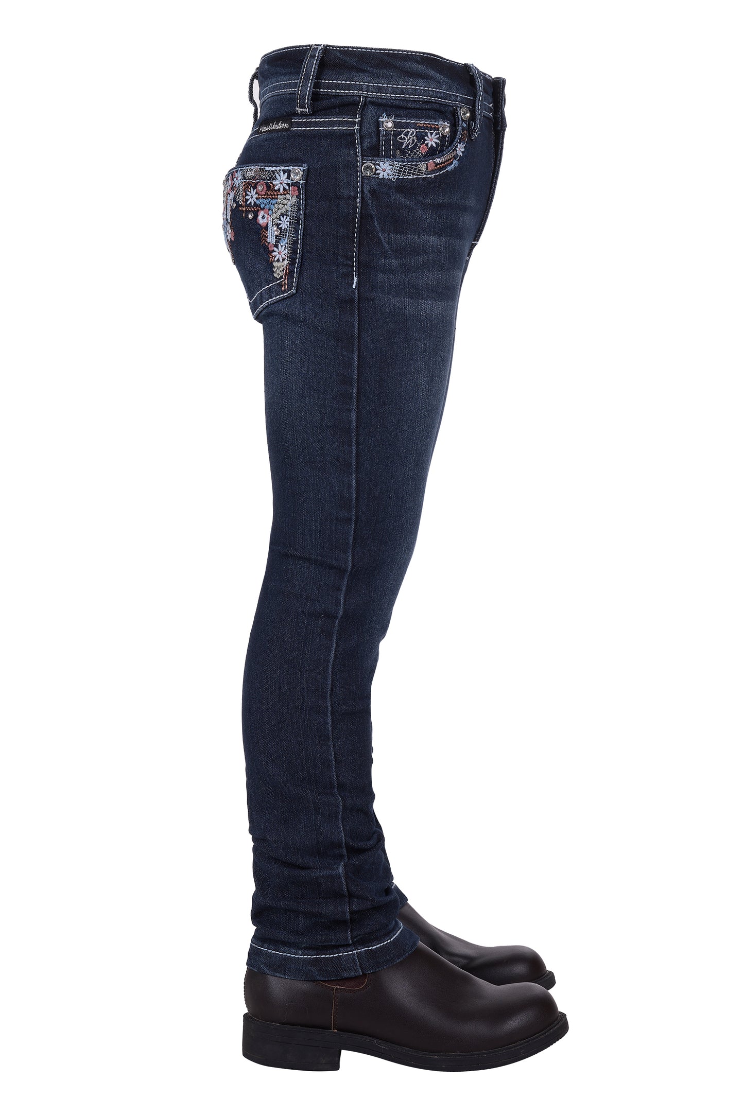 GIRLS ANJELICA SLIM LEG JEAN
