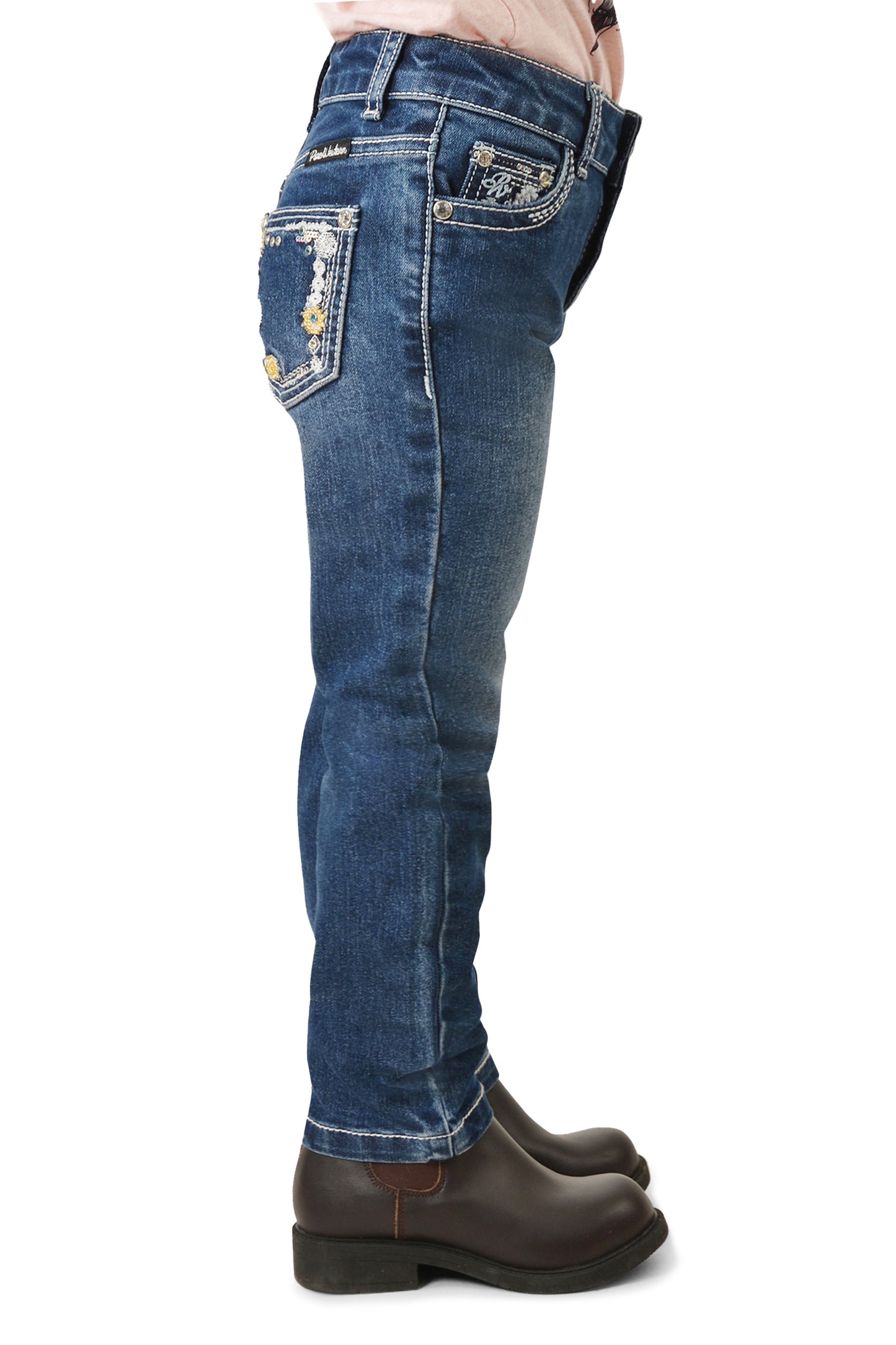 GIRLS CLEMENTINE SLIM LEG JEAN