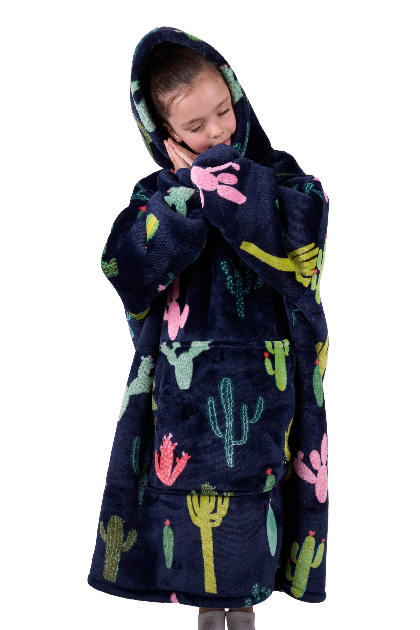 KIDS CACTUS SNUGGLE HOODIE
