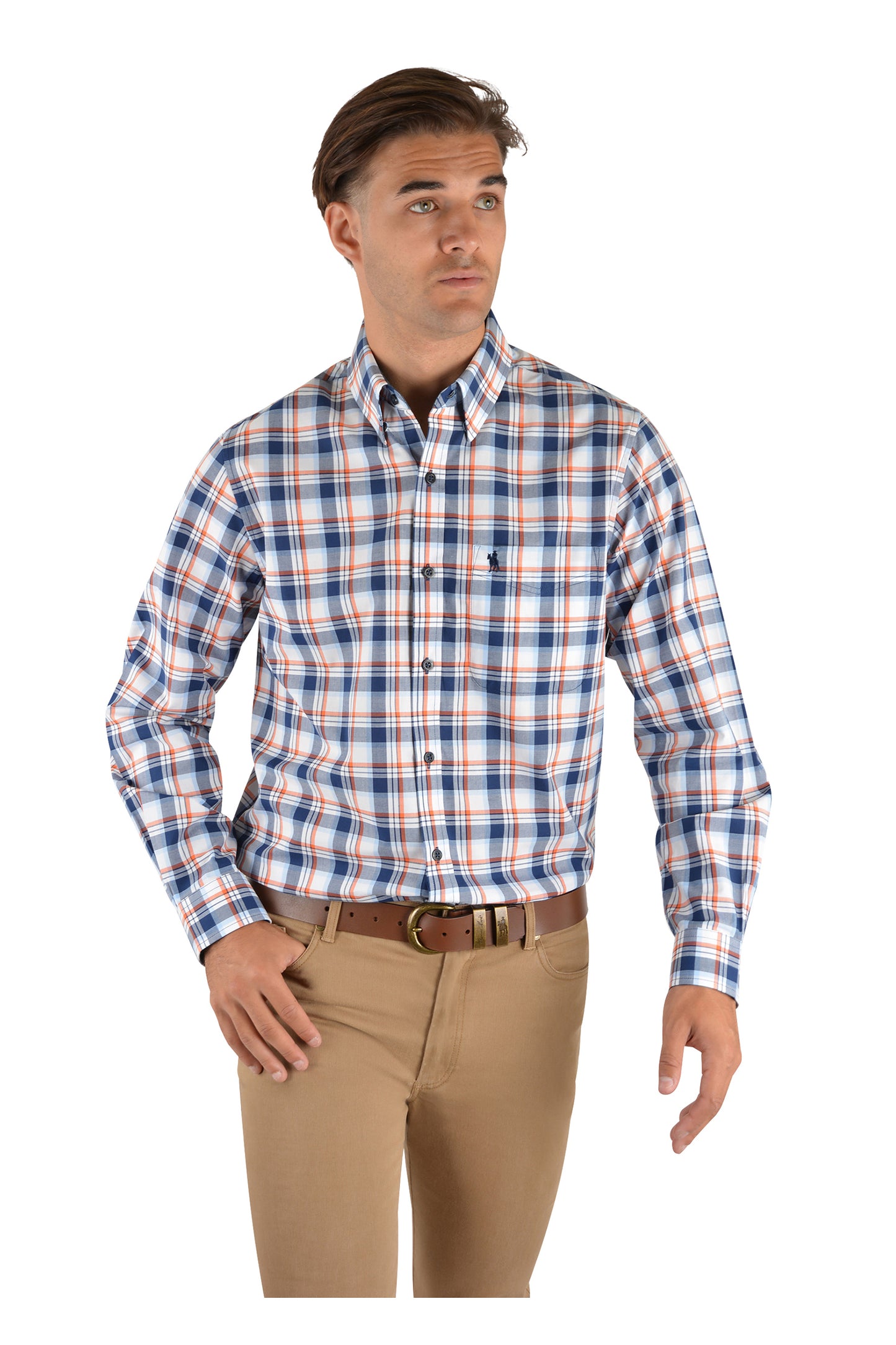 ALBERT CHECK 1-PKT L/S SHIRT