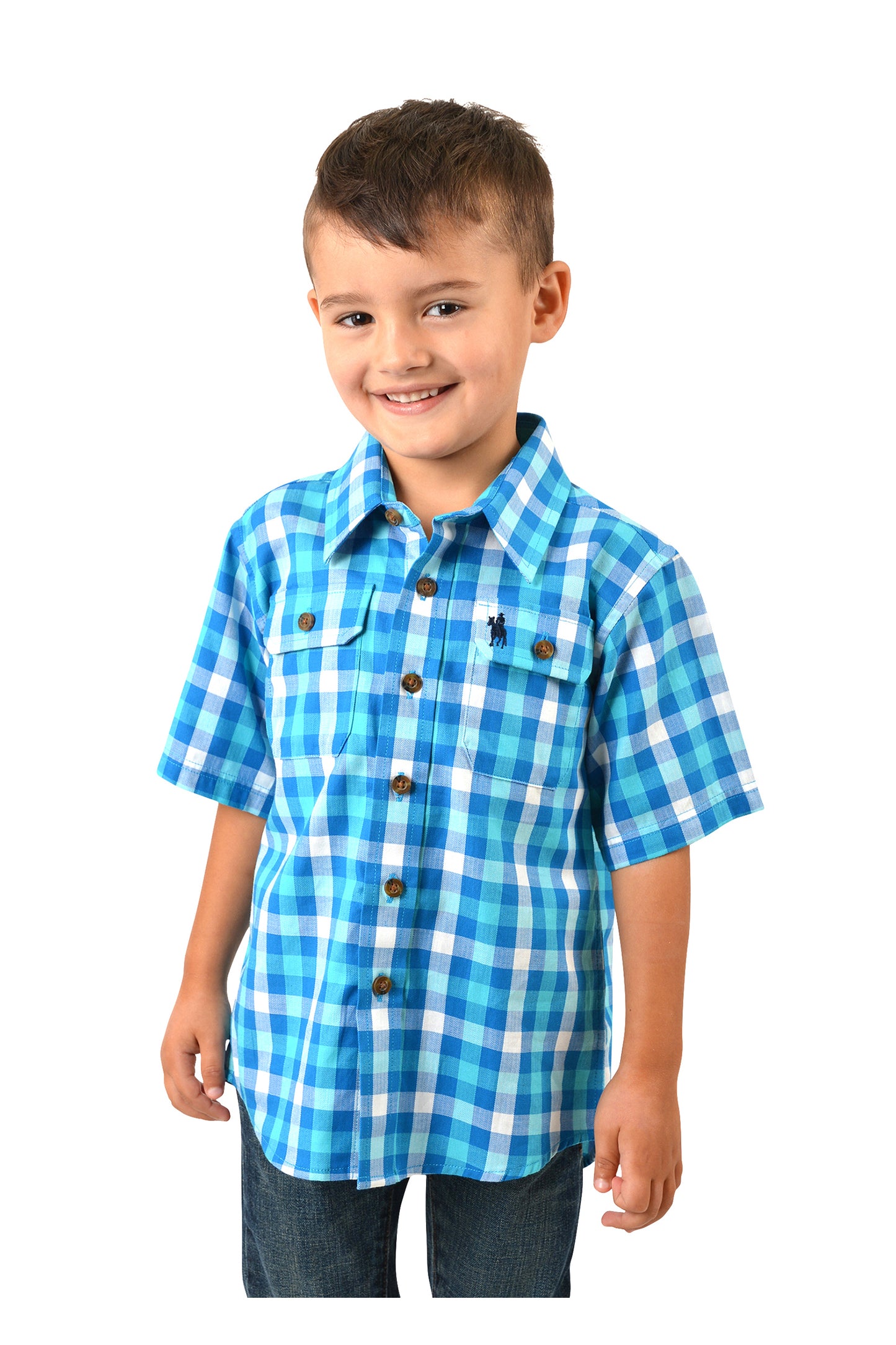 PARNELL CHECK 2-PKT S/S SHIRT