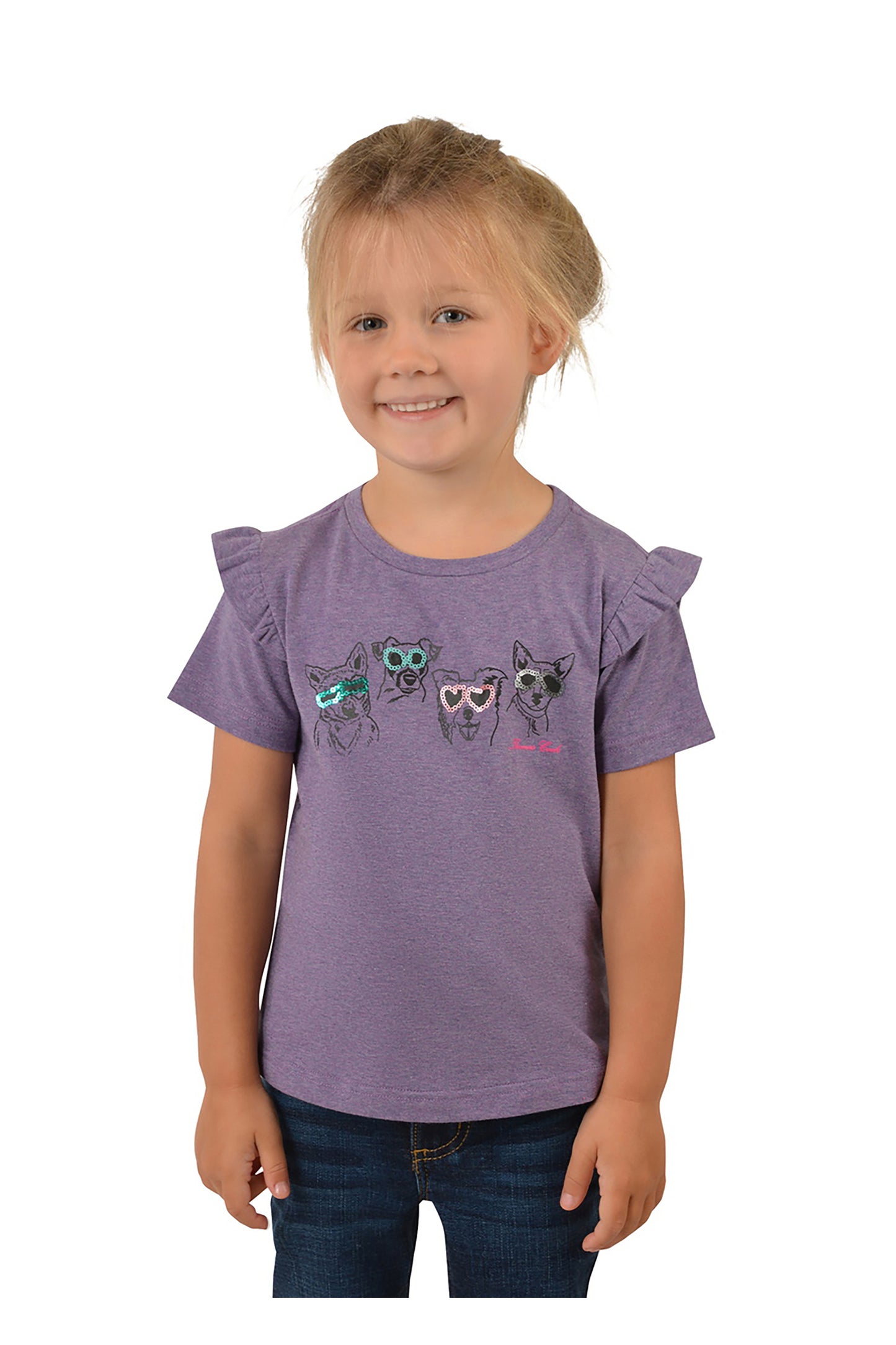 LUNA FRILL SLEEVE TEE