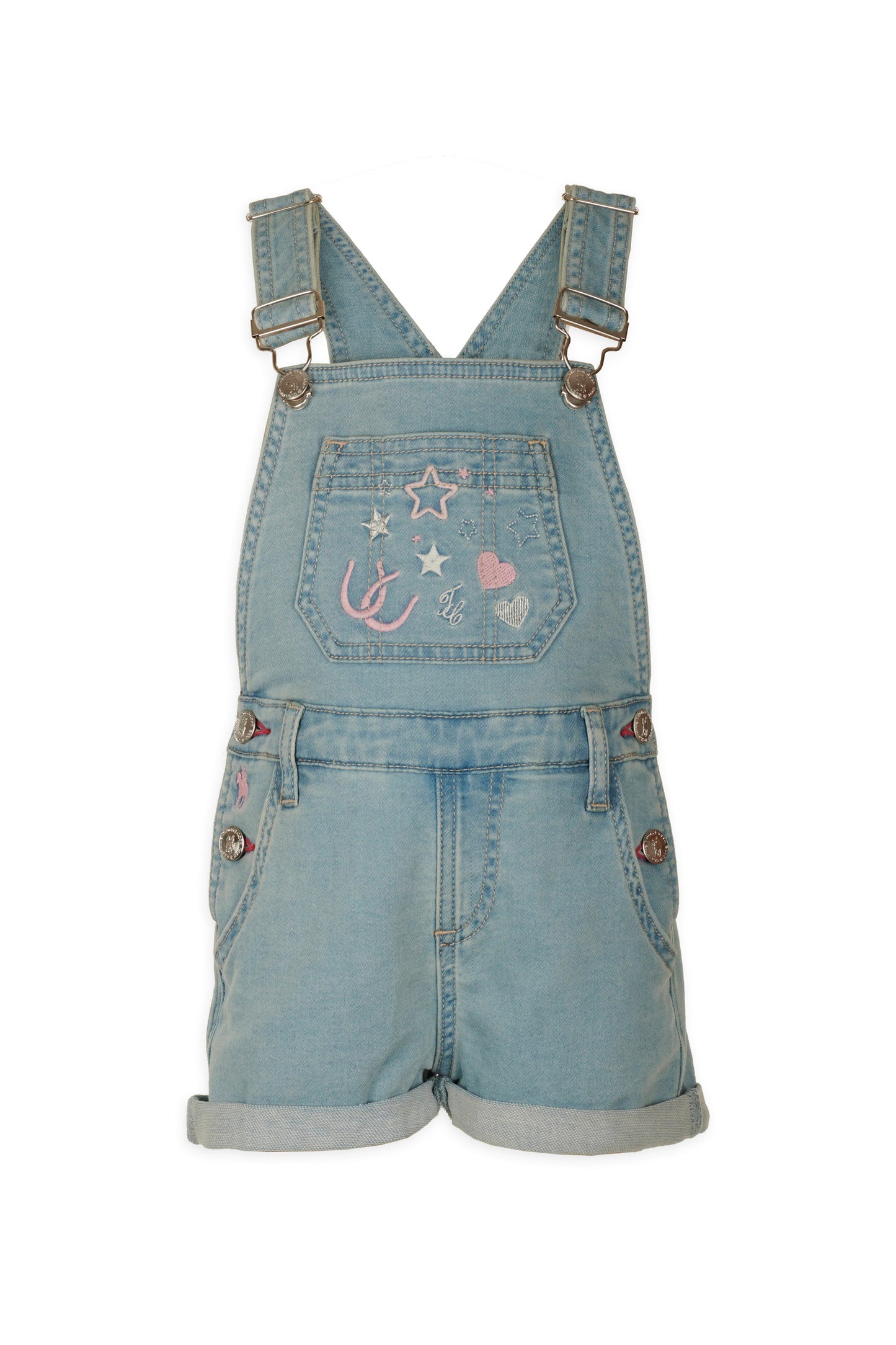 GIRLS KIT DENIM DUNGAREE