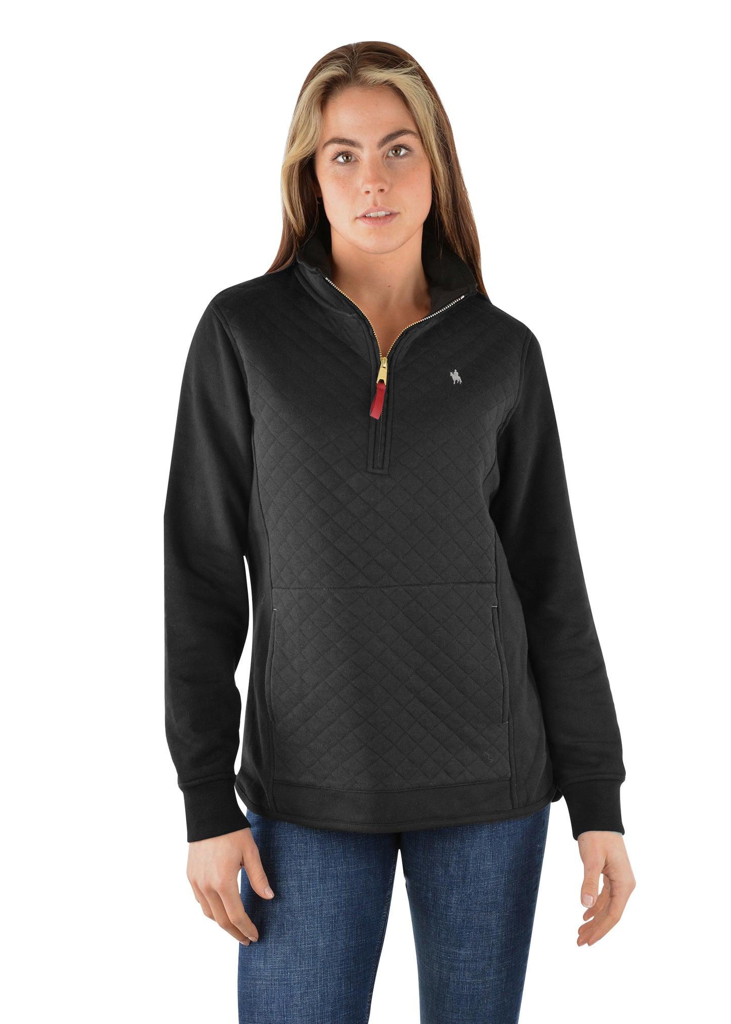 WMNS 1/4 ZIP RUGBY