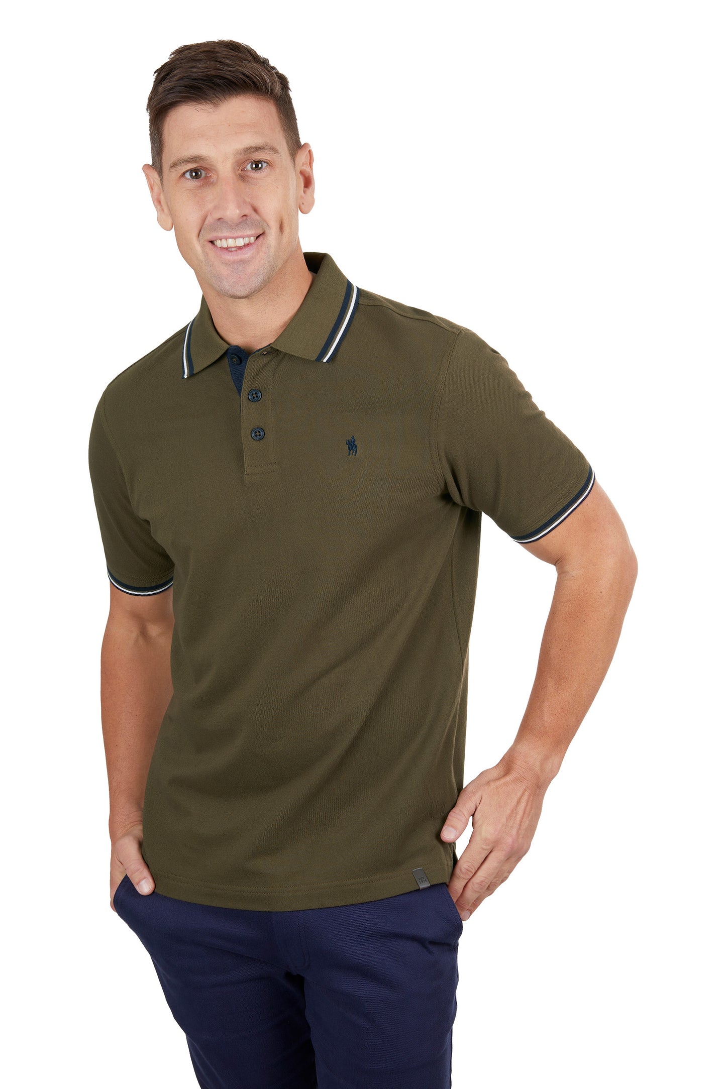 MENS LOGAN TAILORED SS POLO
