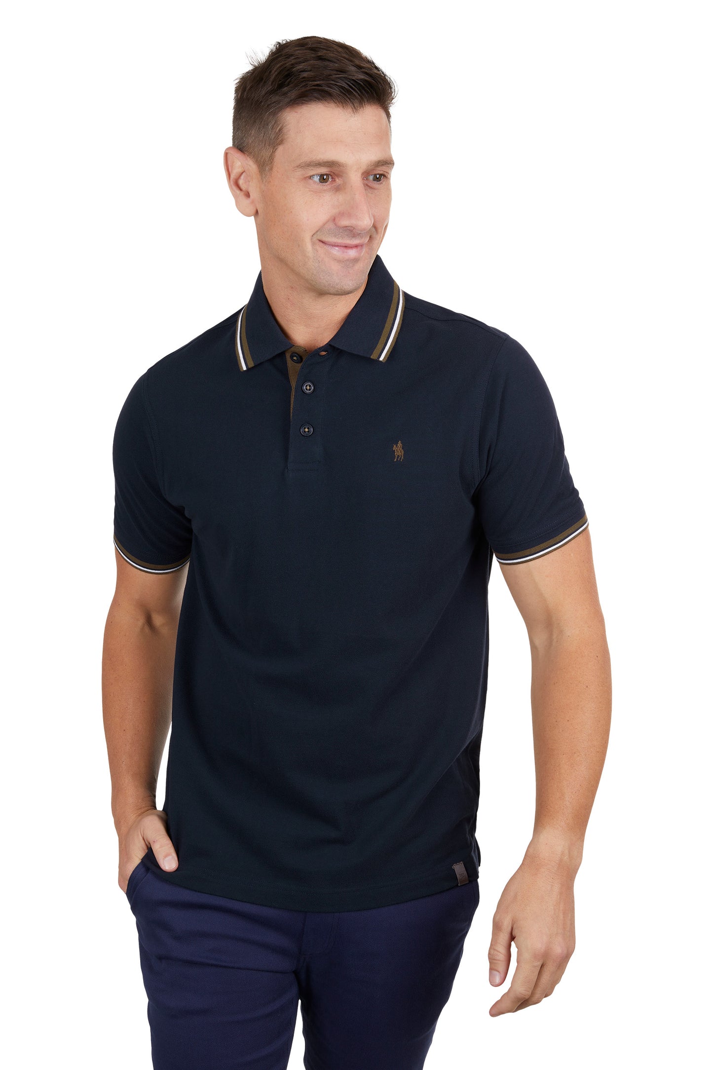 MENS LOGAN TAILORED SS POLO