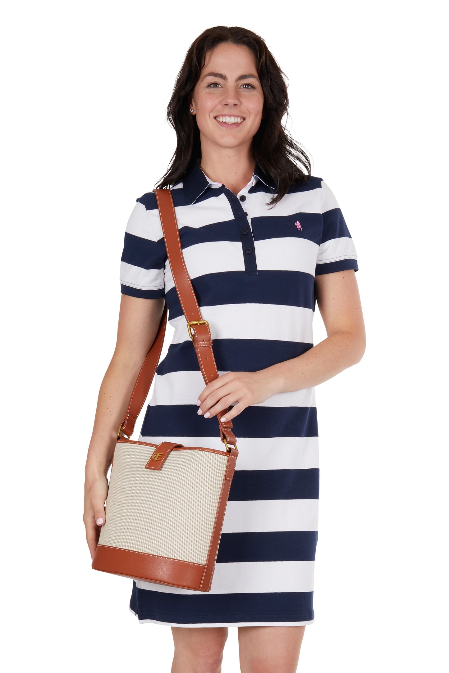 WMNS BETH SS POLO DRESS