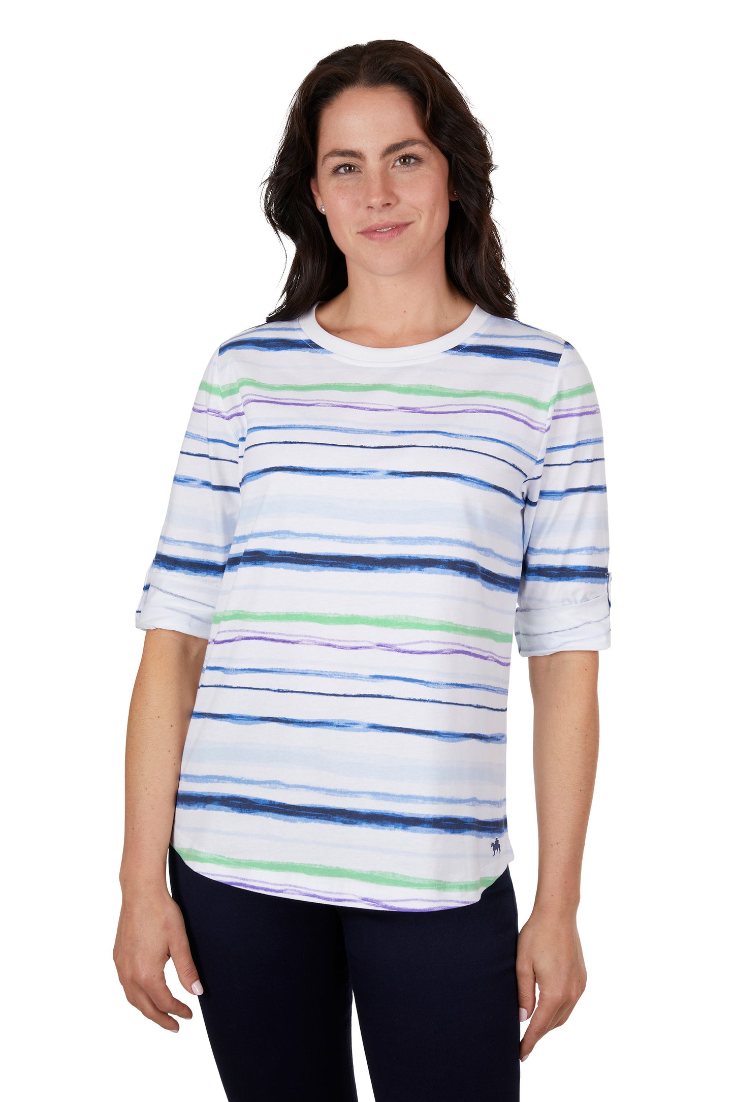 WMNS NADIA 3/4 SLV TEE