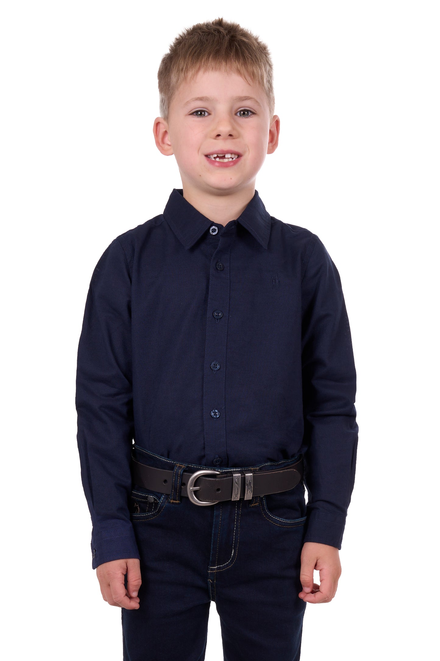 BOYS LINEN LS SHIRT