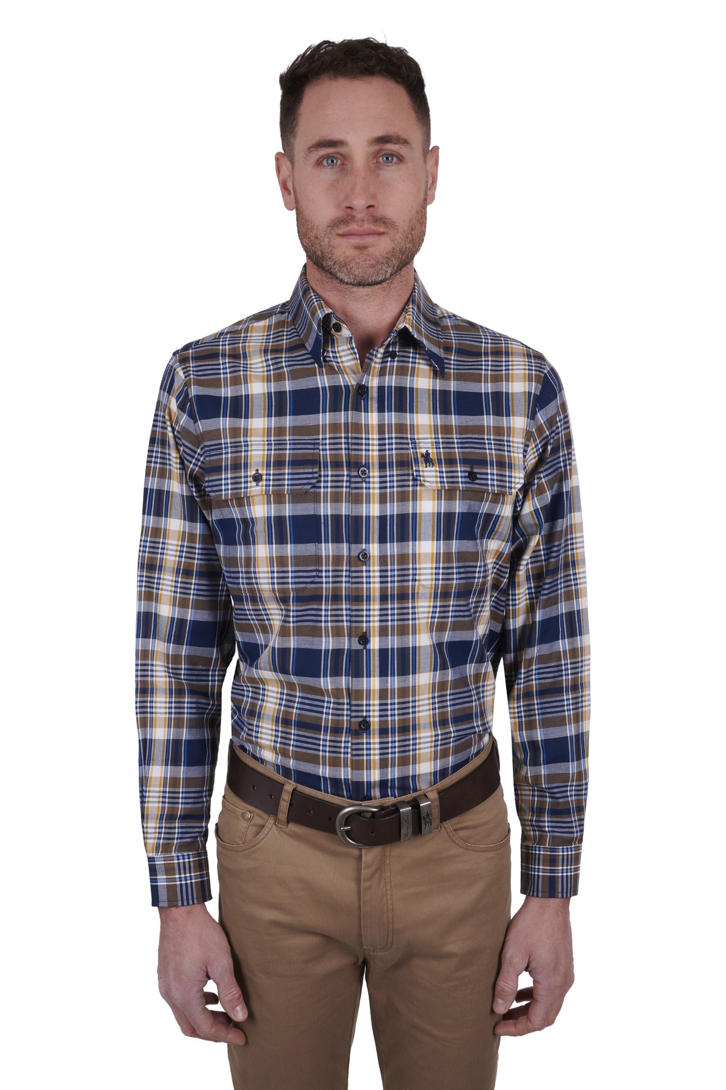 MENS MARCO 2PKT LS SHIRT