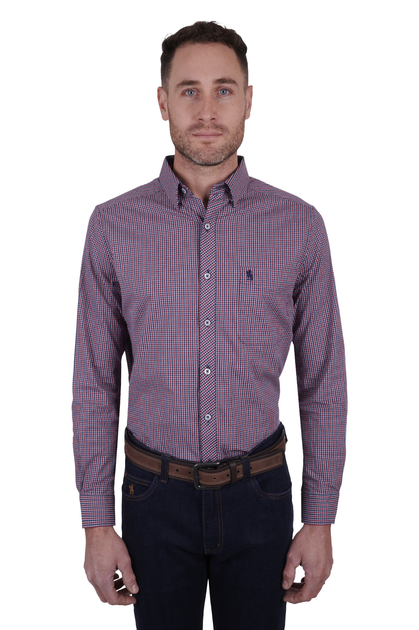MENS BO 1PKT TAILORED LS SHIRT