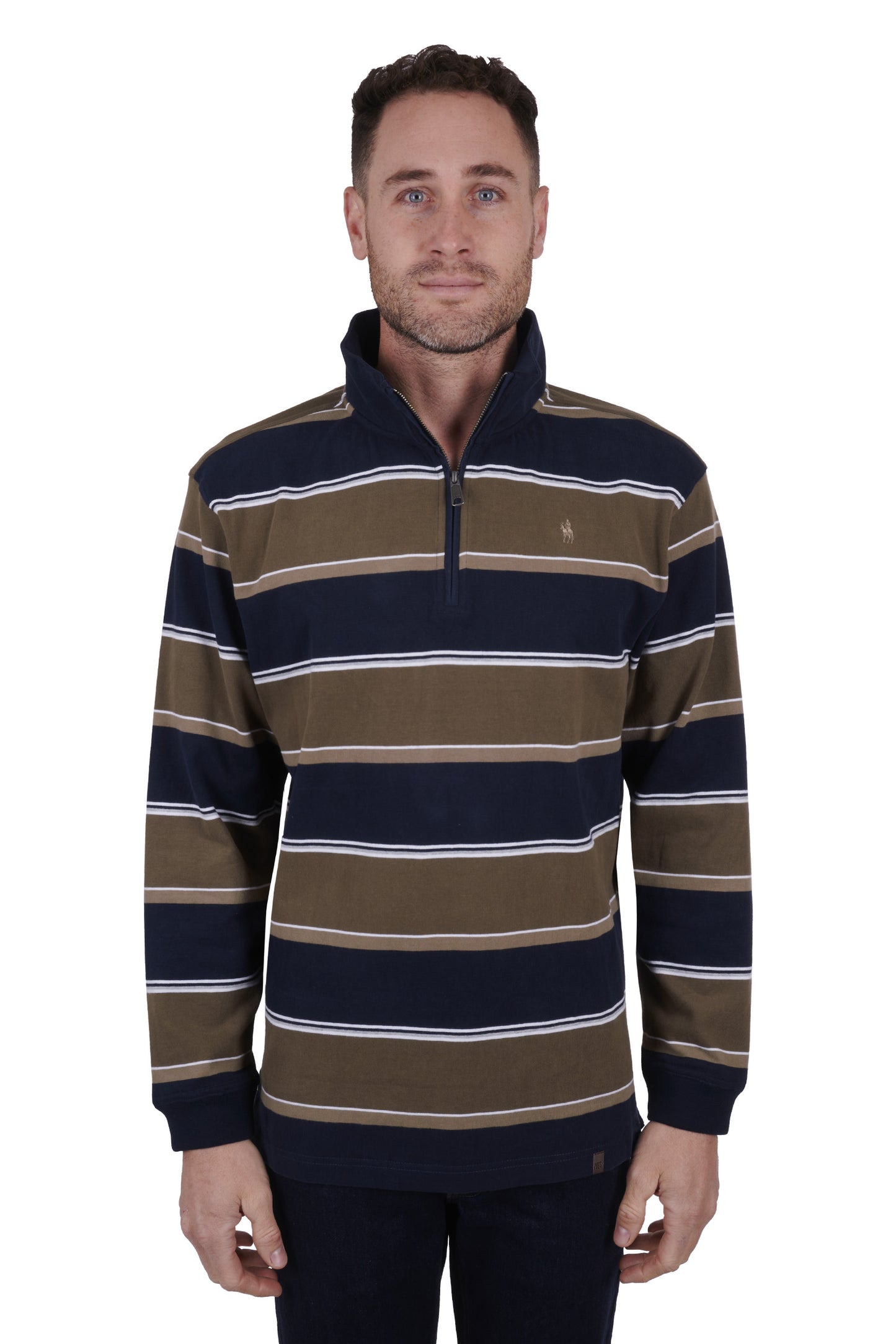 MENS ROSSDALE 1/4 ZIP RUGBY